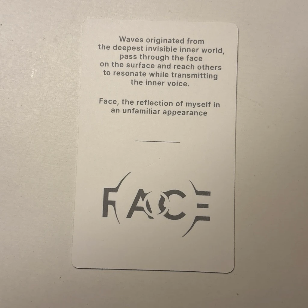 BTS Jimin BTS - Jimin - Face Album album photocard undefinable face ver. listing photo 2