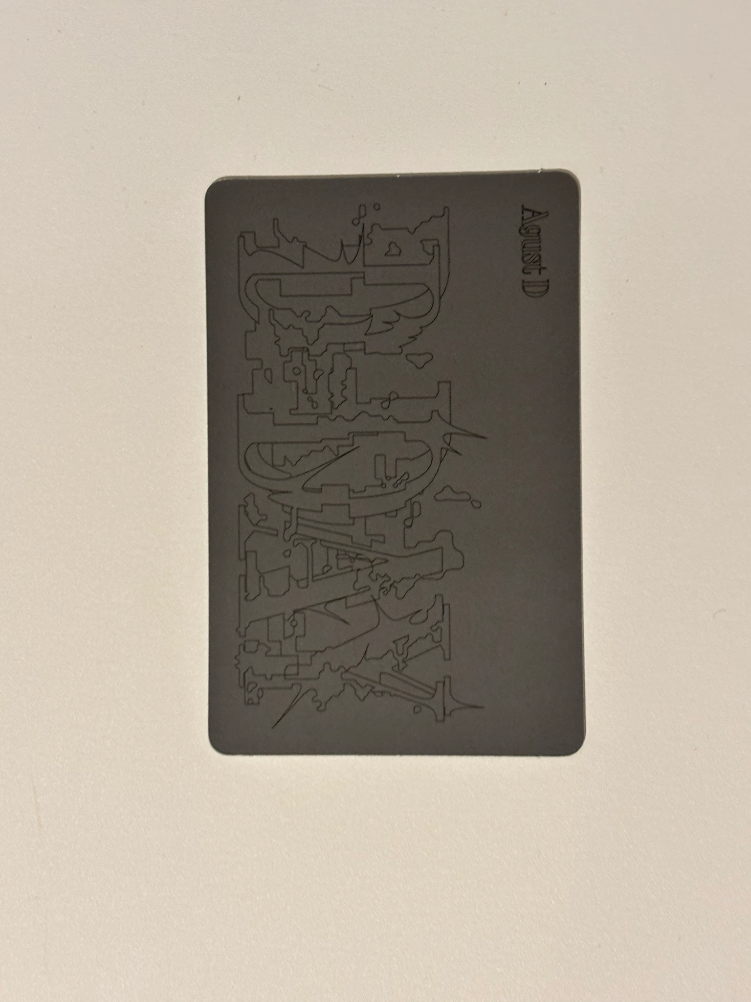 BTS SUGA BTS - SUGA - D-DAY Album album photocard version 01 listing photo 2