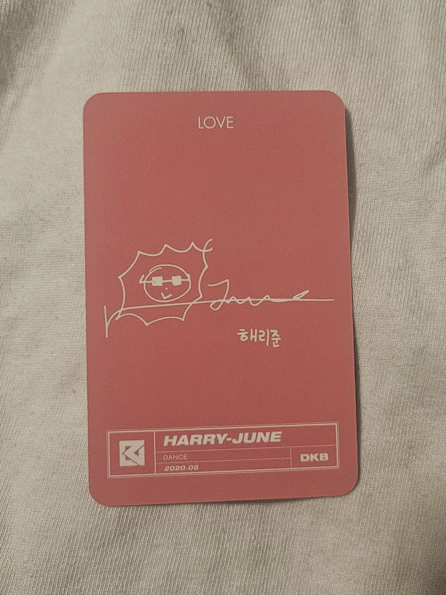 DKB Harry-June DKB - Harry-June - LOVE Album album photocard listing photo 2