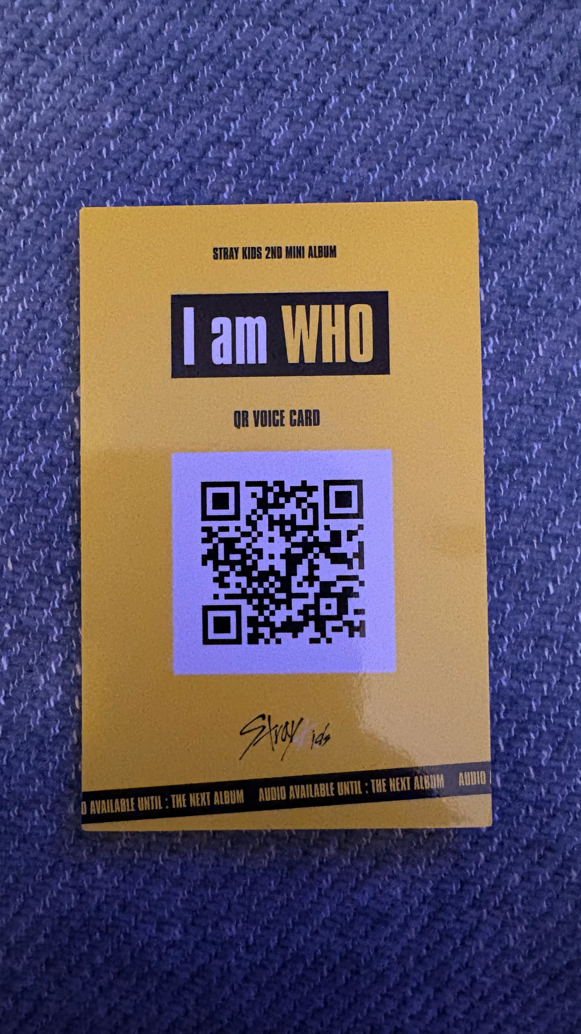 Stray Kids Seungmin Stray Kids - Seungmin - I am WHO? Album album photocard behind ver. listing photo 2