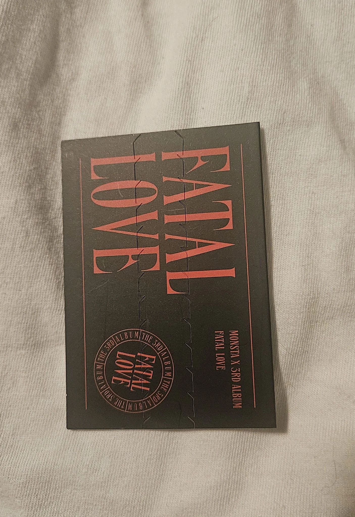 MONSTA X Hyungwon MONSTA X - Hyungwon - Fatal Love Album message card album photocard listing photo 2
