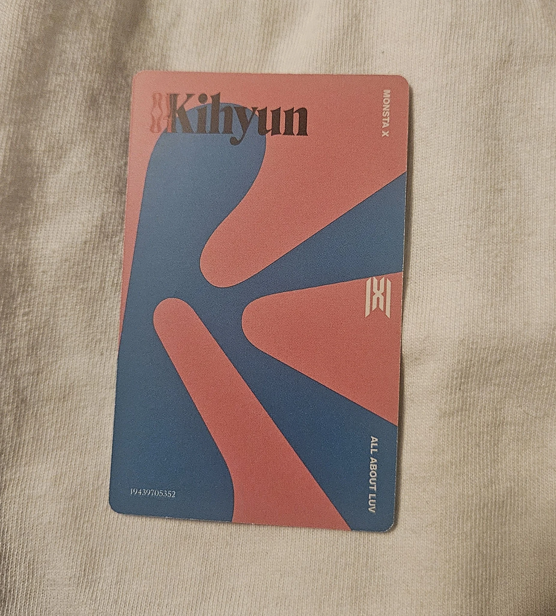 MONSTA X Kihyun MONSTA X - Kihyun - All About Luv Album album photocard deluxe version english album listing photo 2