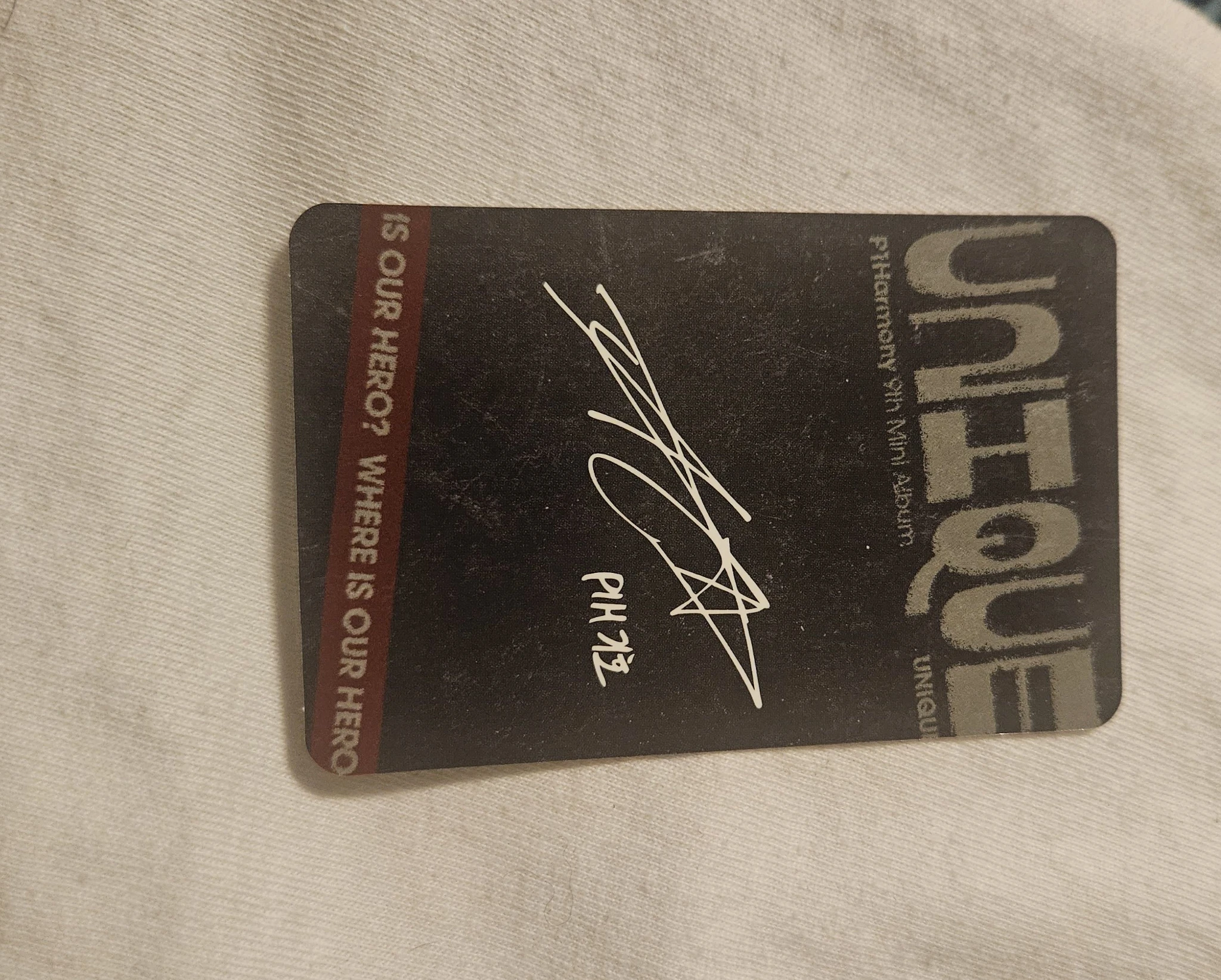 P1Harmony Keeho P1Harmony - Keeho - UNIQUE Album compact version album photocard listing photo 2