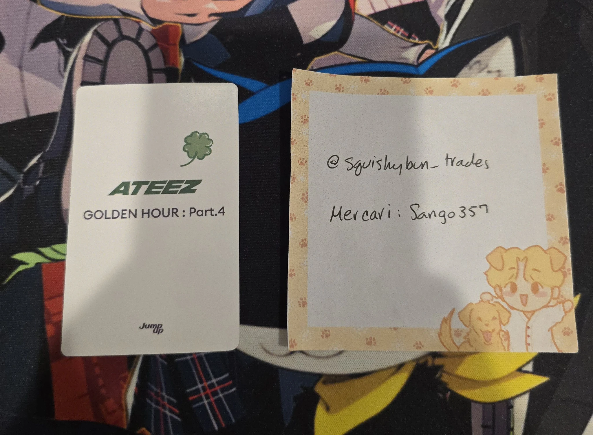 ATEEZ Yeosang ATEEZ - Yeosang - Golden Hour : Part.4 Album jump up fansign round 2 listing photo 2