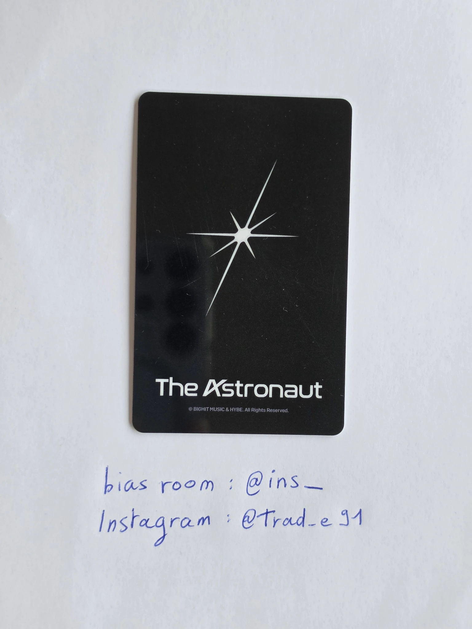BTS Jin BTS - Jin - The Astronaut Album solo album merch pc listing photo 2