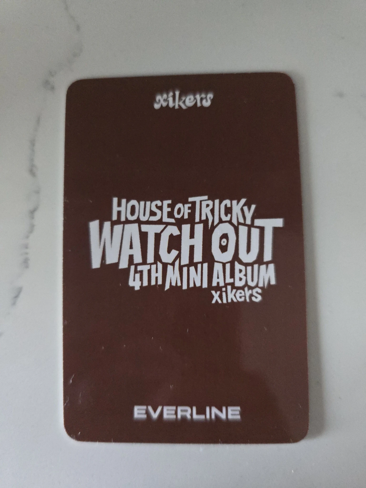 xikers Yechan xikers - Yechan - HOUSE OF TRICKY : WATCH OUT Album everline round 5 video call (fancall) listing photo 2
