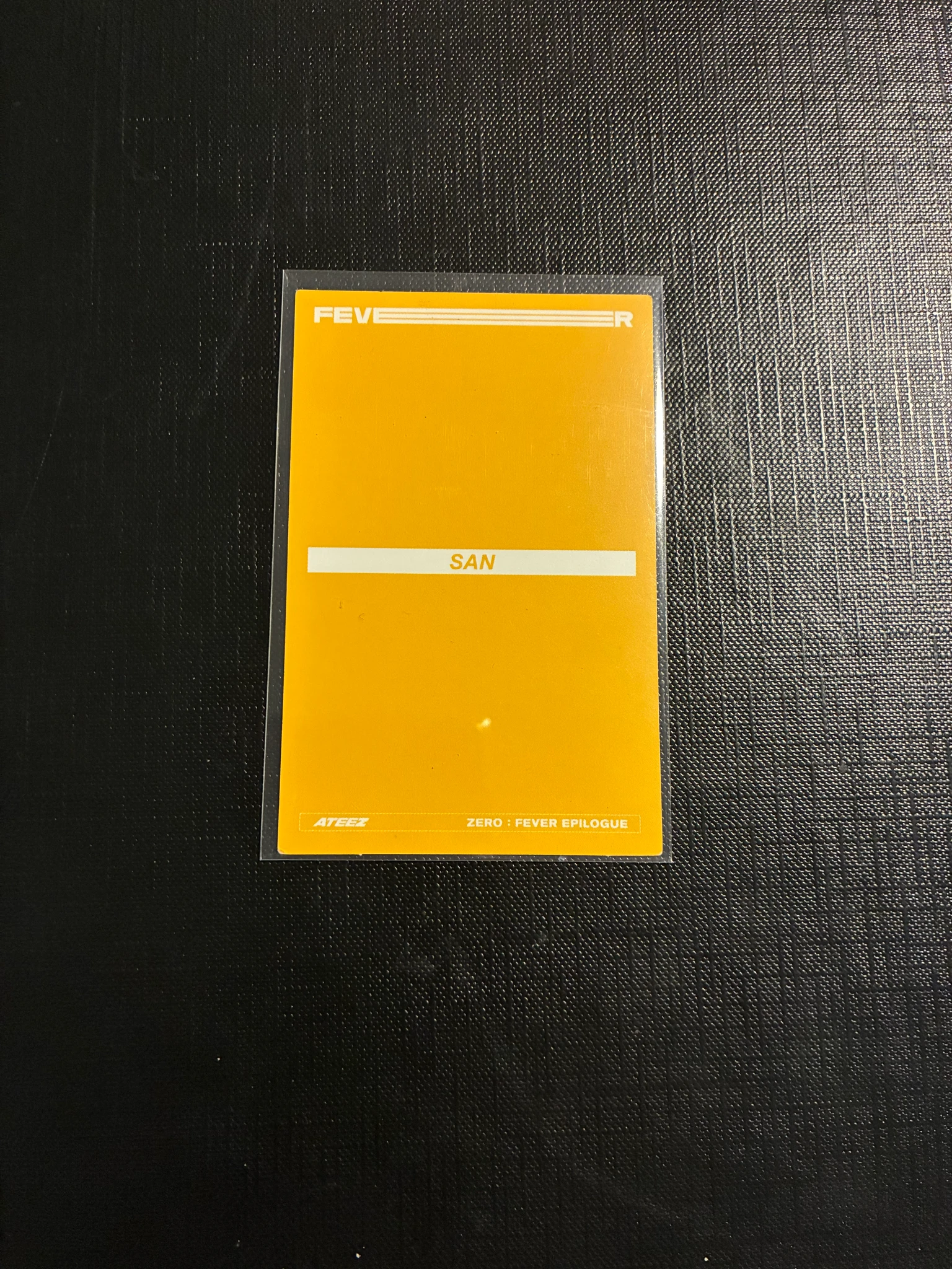 ATEEZ San ATEEZ - San - ZERO : FEVER EPILOGUE Album album photocard Z version limited version listing photo 2