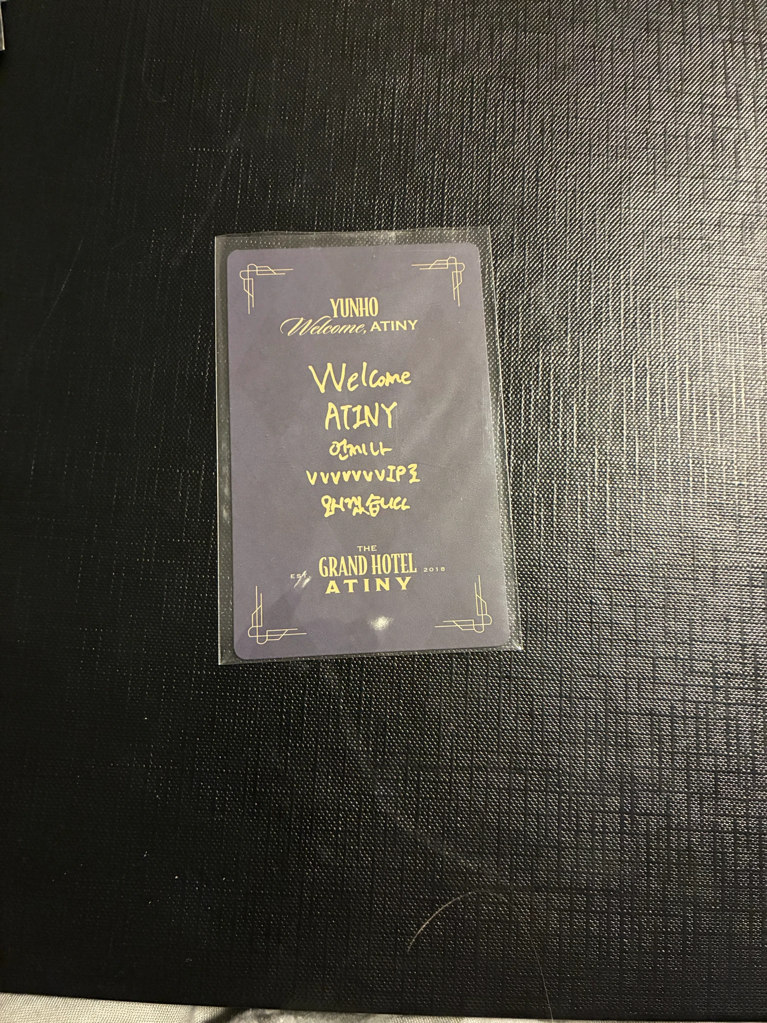 ATEEZ Yunho ATEEZ - Yunho - 6TH MEMBERSHIP KIT THE GRAND HOTEL ATINY Other listing photo 2