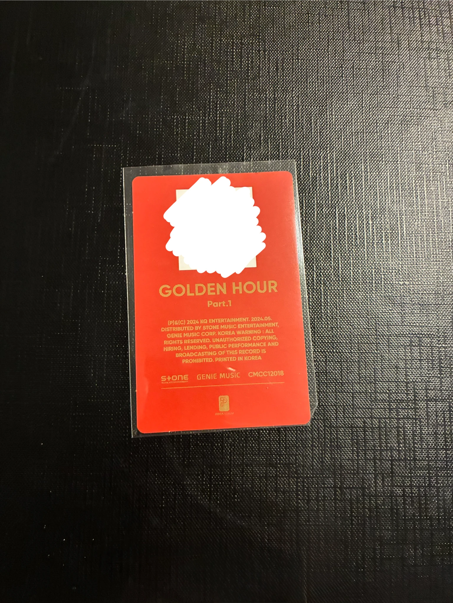 ATEEZ Yunho ATEEZ - Yunho - Golden Hour : Part.1 Album poca album qr card listing photo 2
