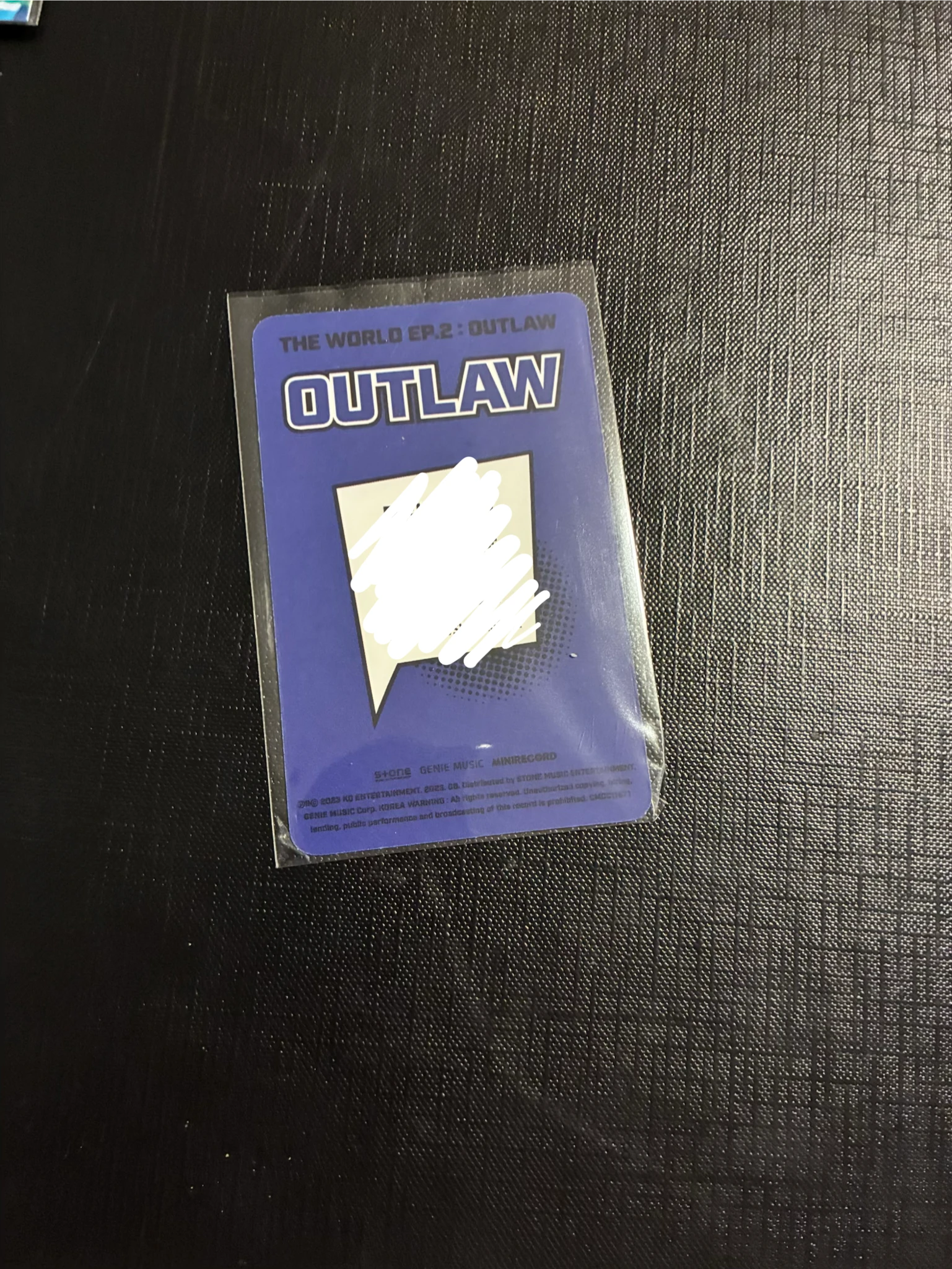 ATEEZ Yunho ATEEZ - Yunho - THE WORLD EP.2 : OUTLAW Album platform version qr card listing photo 2