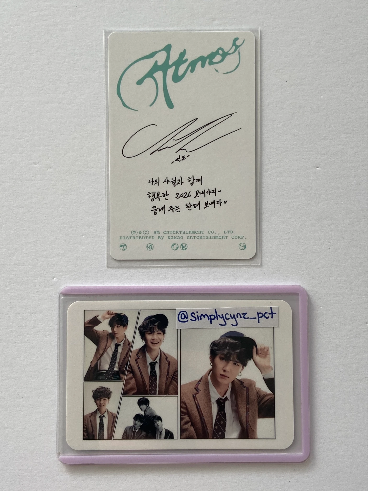 SHINee Minho SHINee - Minho - Atmos - The 6th Mini Album Album album photocard smini version listing photo 2
