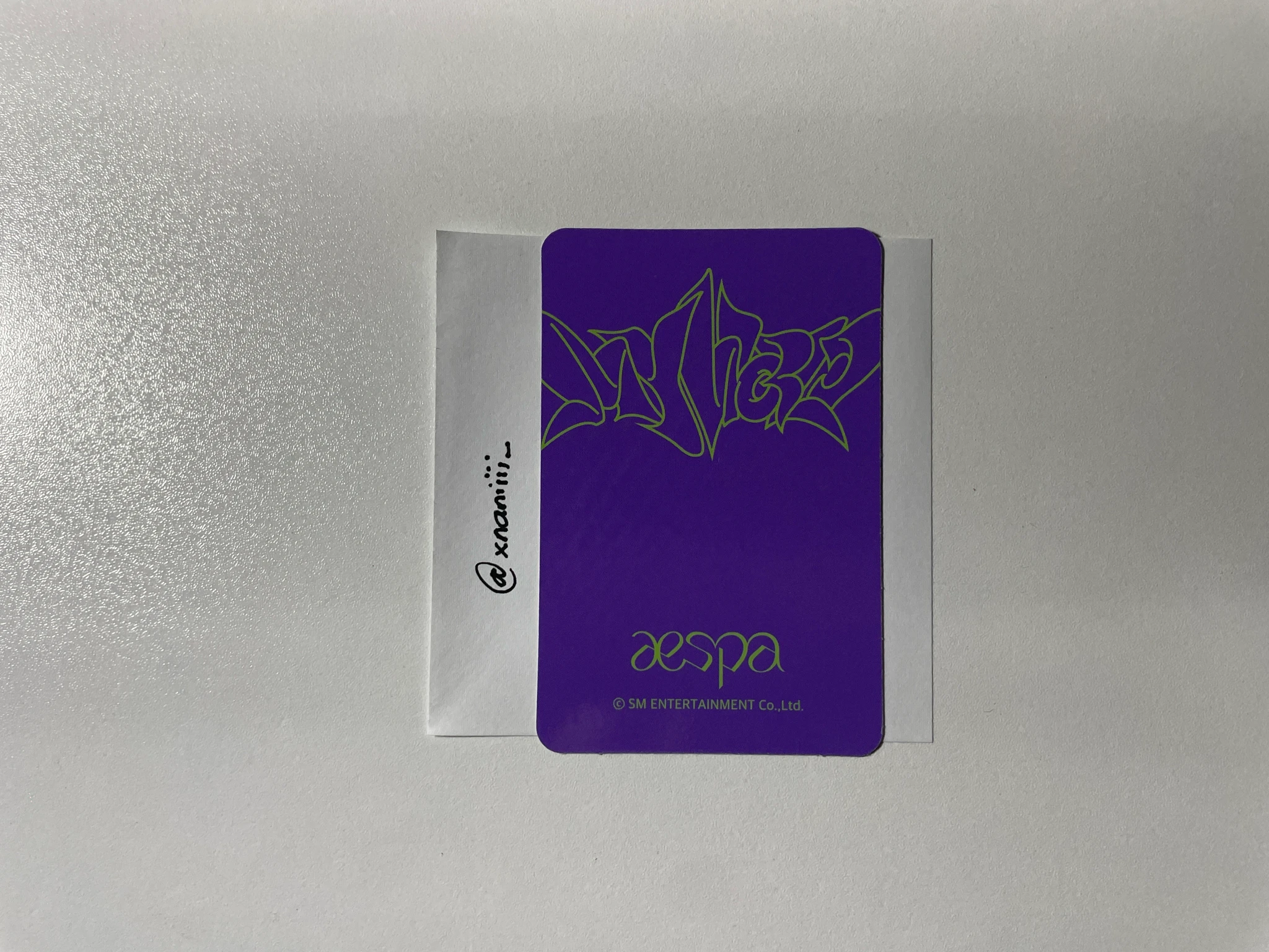 aespa Karina aespa - Karina - My World Album lucky draw soundwave listing photo 2