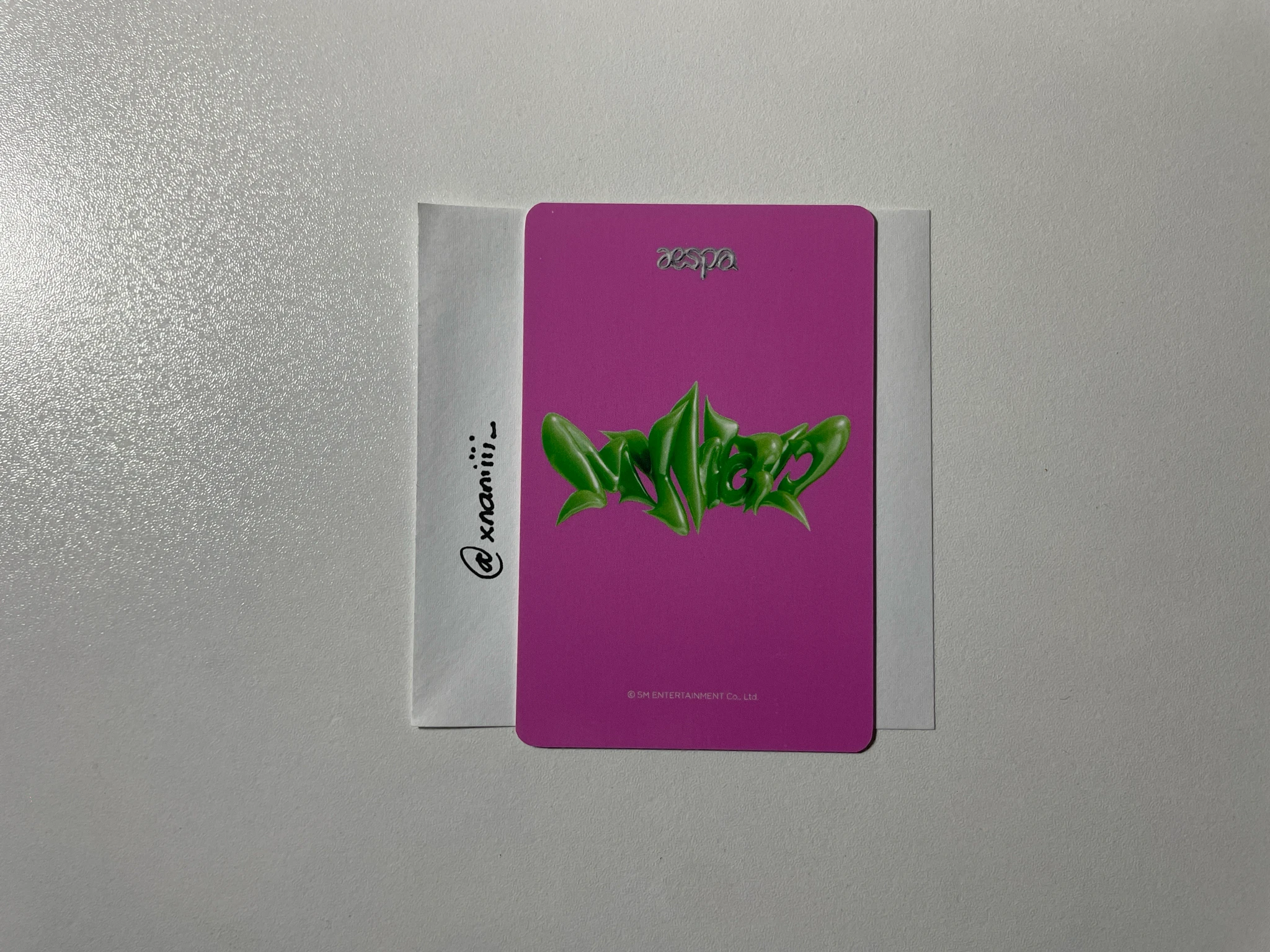 aespa Karina aespa - Karina - My World Album withmuu lucky draw listing photo 2