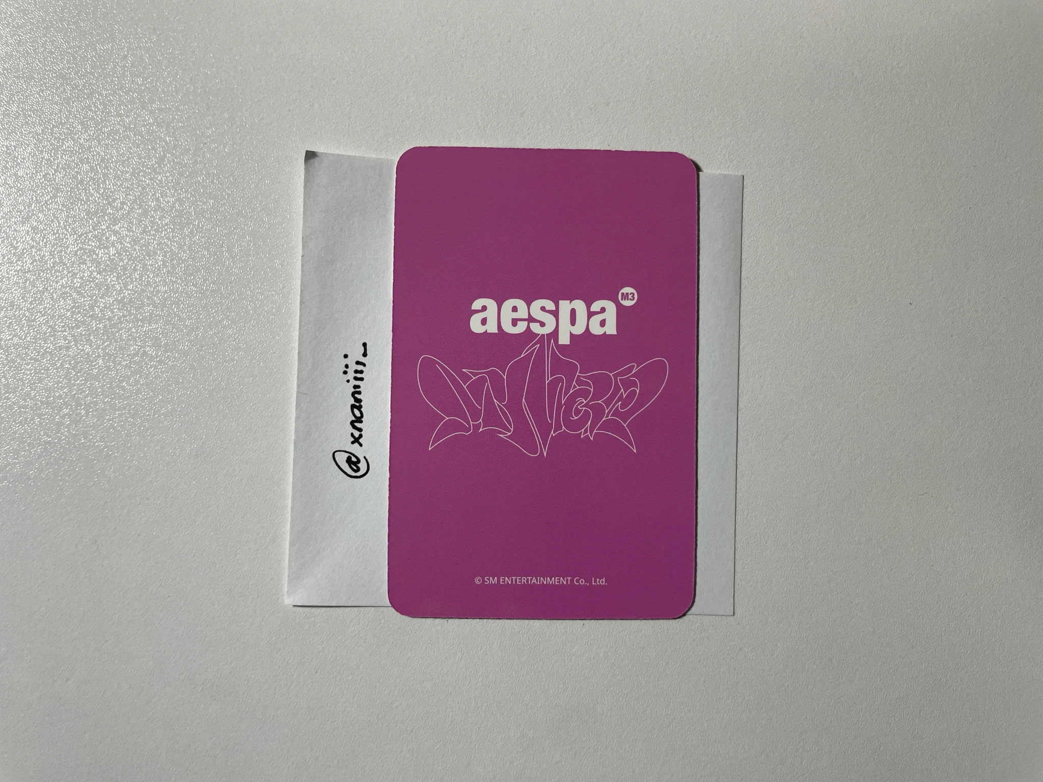 aespa Karina aespa - Karina - My World Album apple music pob (pre-order benefit) listing photo 2