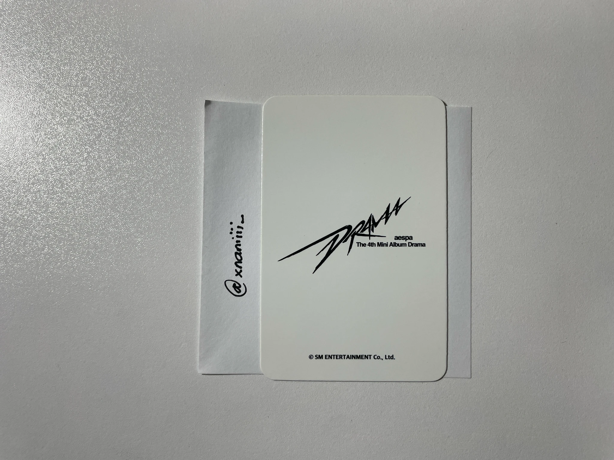 aespa Karina aespa - Karina - Drama Album pre-order benefit Kpopmerch listing photo 2