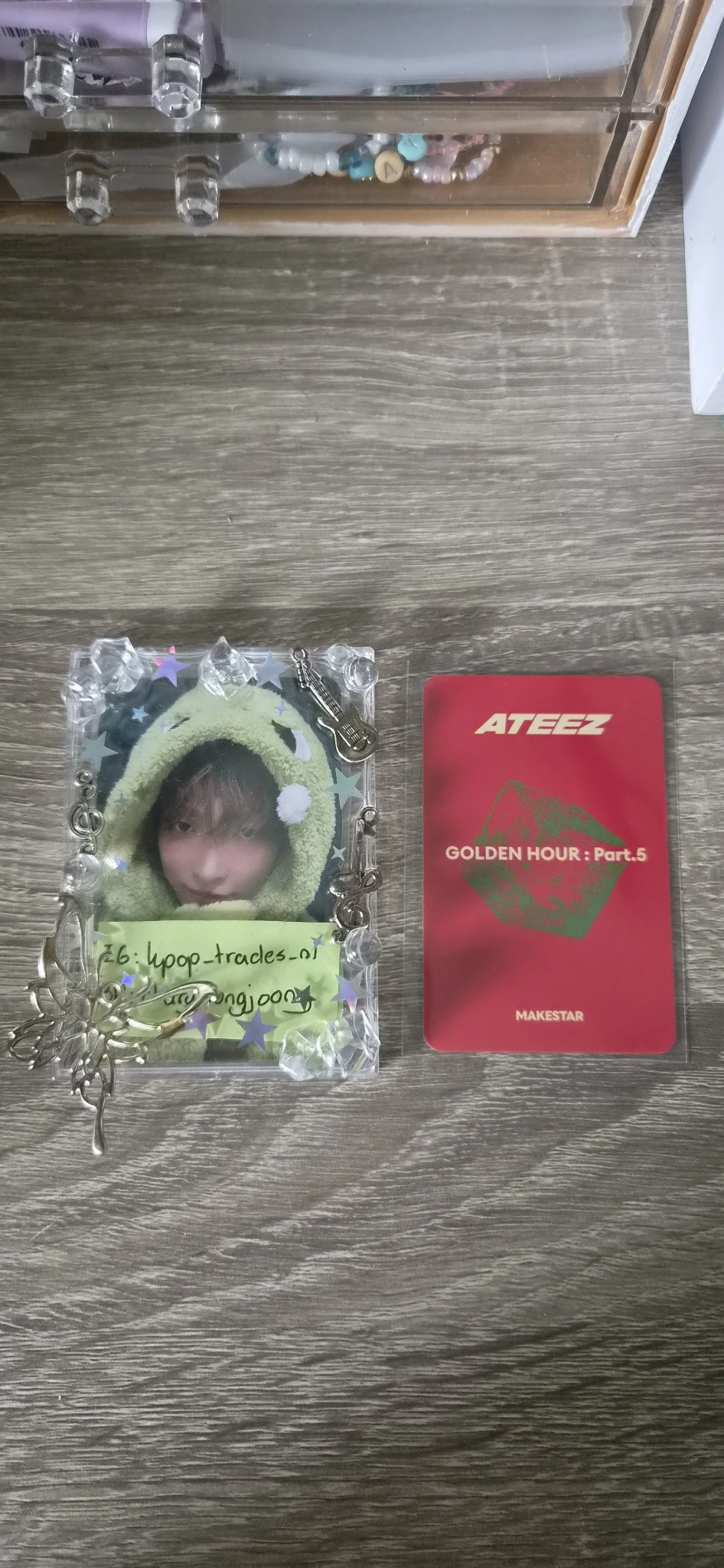 ATEEZ Wooyoung ATEEZ - Wooyoung - GOLDEN HOUR : Part.5 Album makestar poca album fansign video call (fancall) listing photo 2