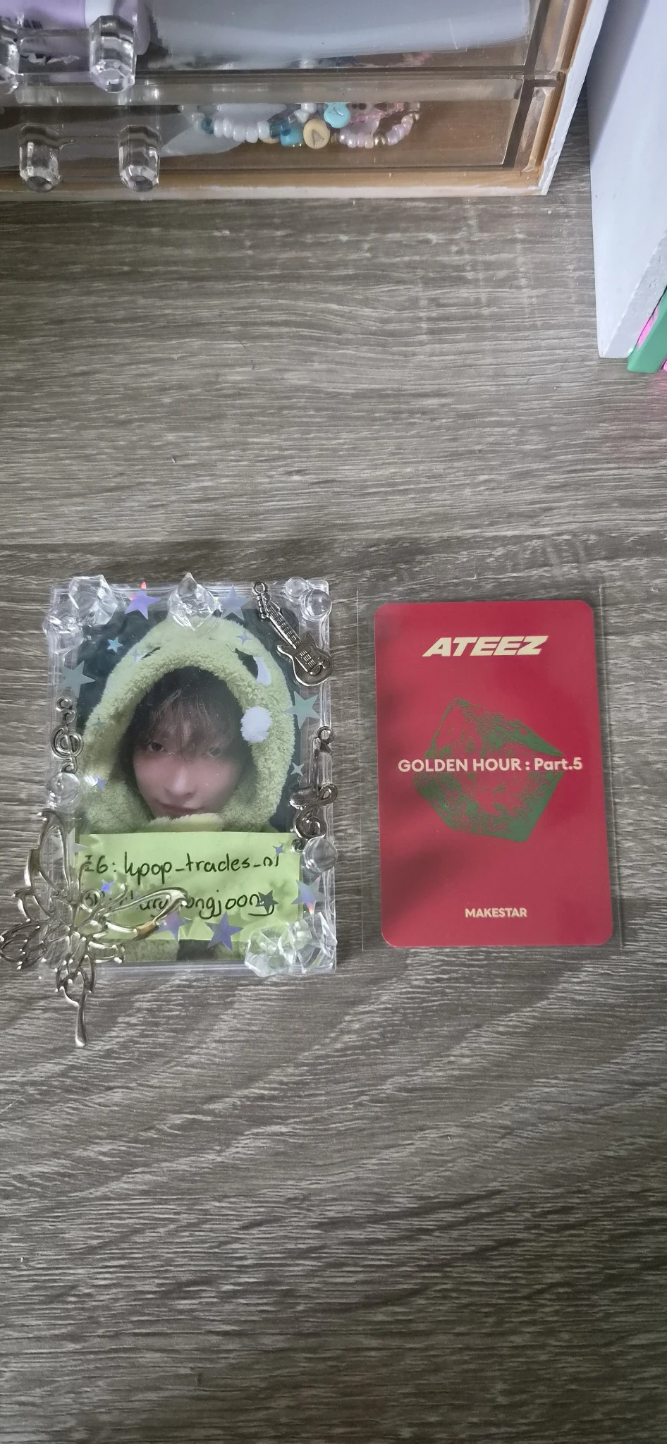 ATEEZ San ATEEZ - San - GOLDEN HOUR : Part.5 Album makestar poca album fansign video call (fancall) listing photo 2
