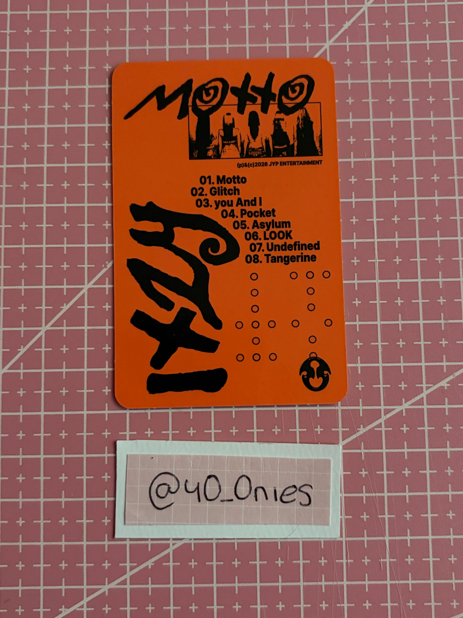 ITZY Lia ITZY - Lia - Motto Album album photocard cassette version listing photo 2