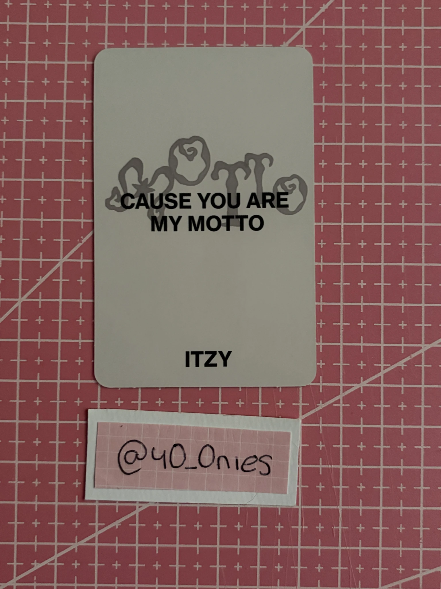 ITZY Lia ITZY - Lia - Motto Album album photocard special version first press only listing photo 2