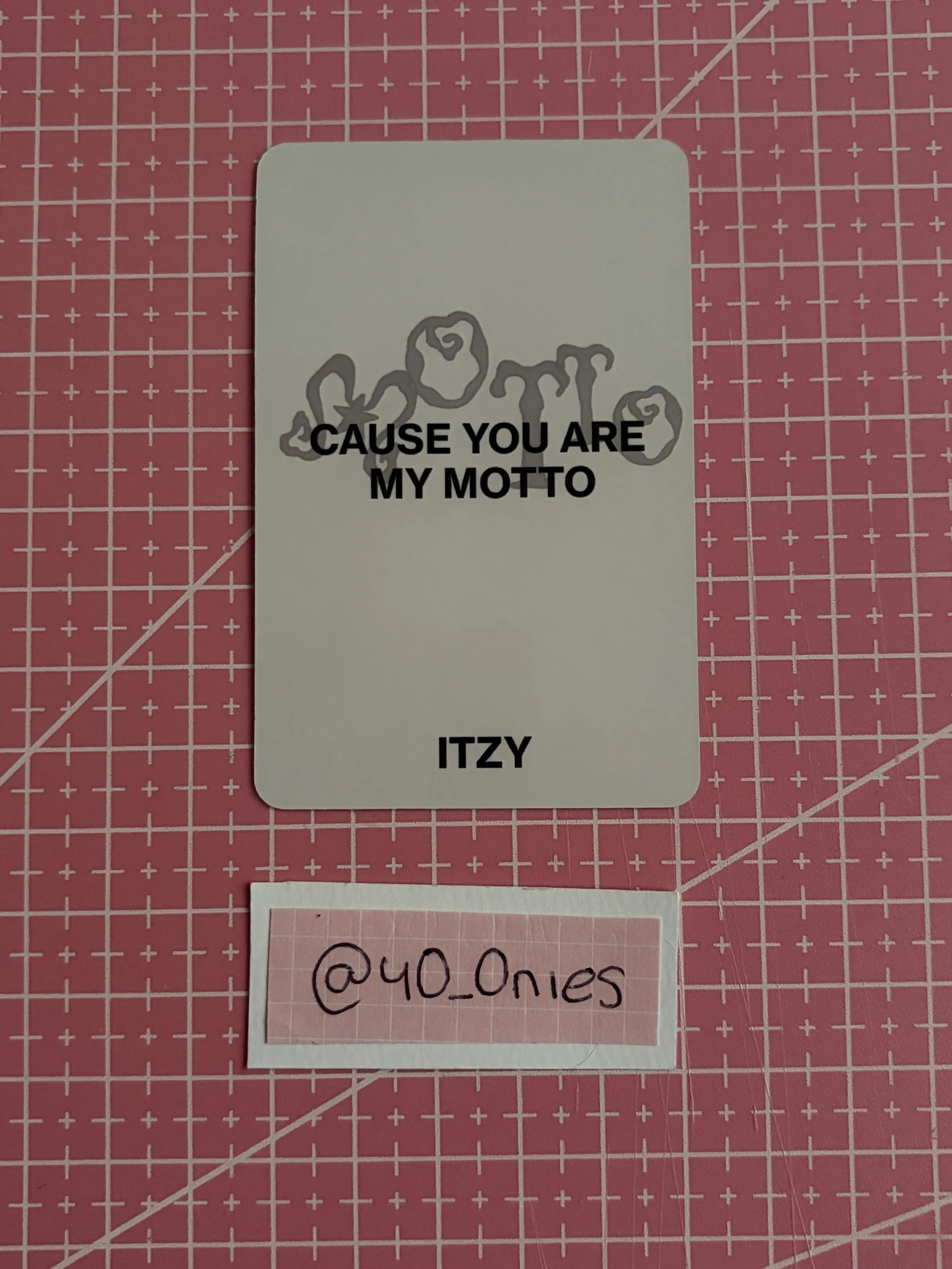 ITZY Yeji ITZY - Yeji - Motto Album album photocard special version first press only listing photo 2