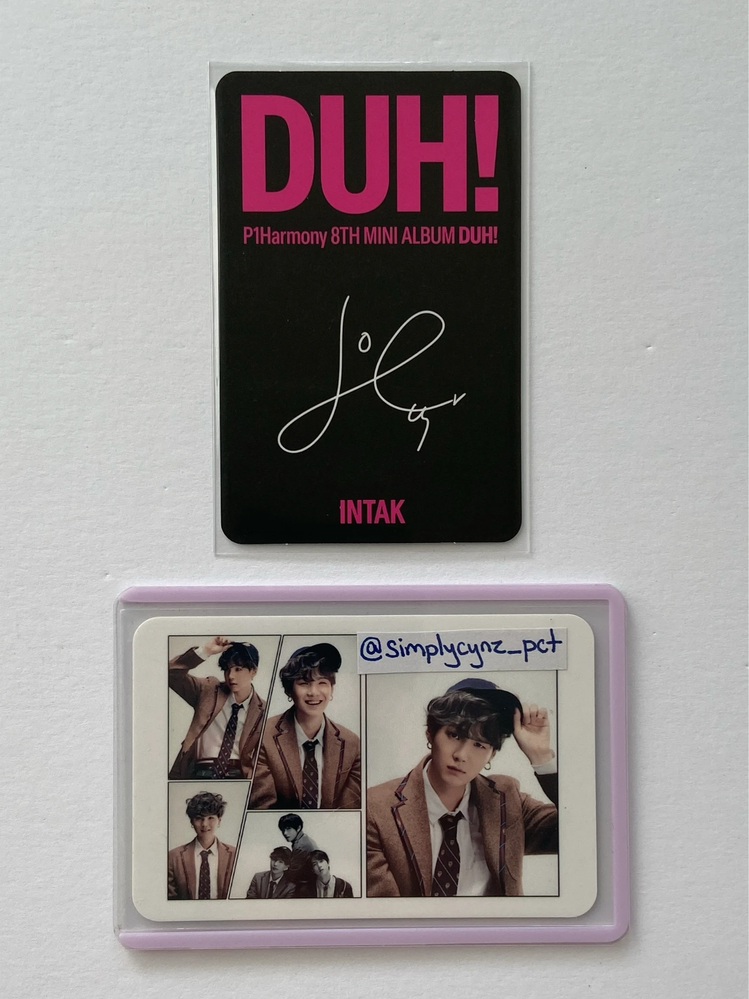 P1Harmony Intak P1Harmony - Intak - DUH! Album album photocard d ver. listing photo 2