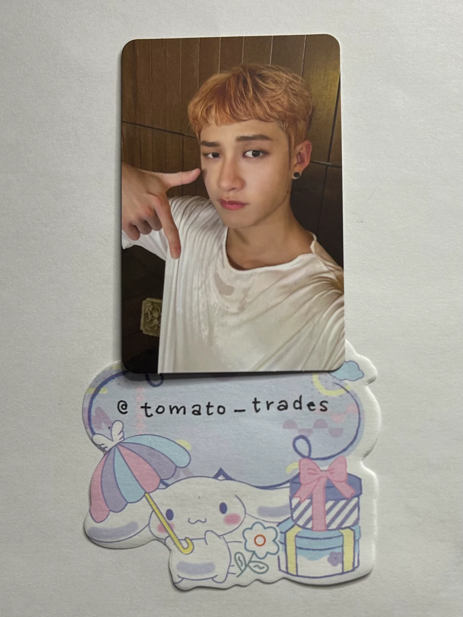 Stray Kids Bang Chan Stray Kids - Bang Chan - Oddinary Album album photocard double-sided Bang Chan listing photo 2