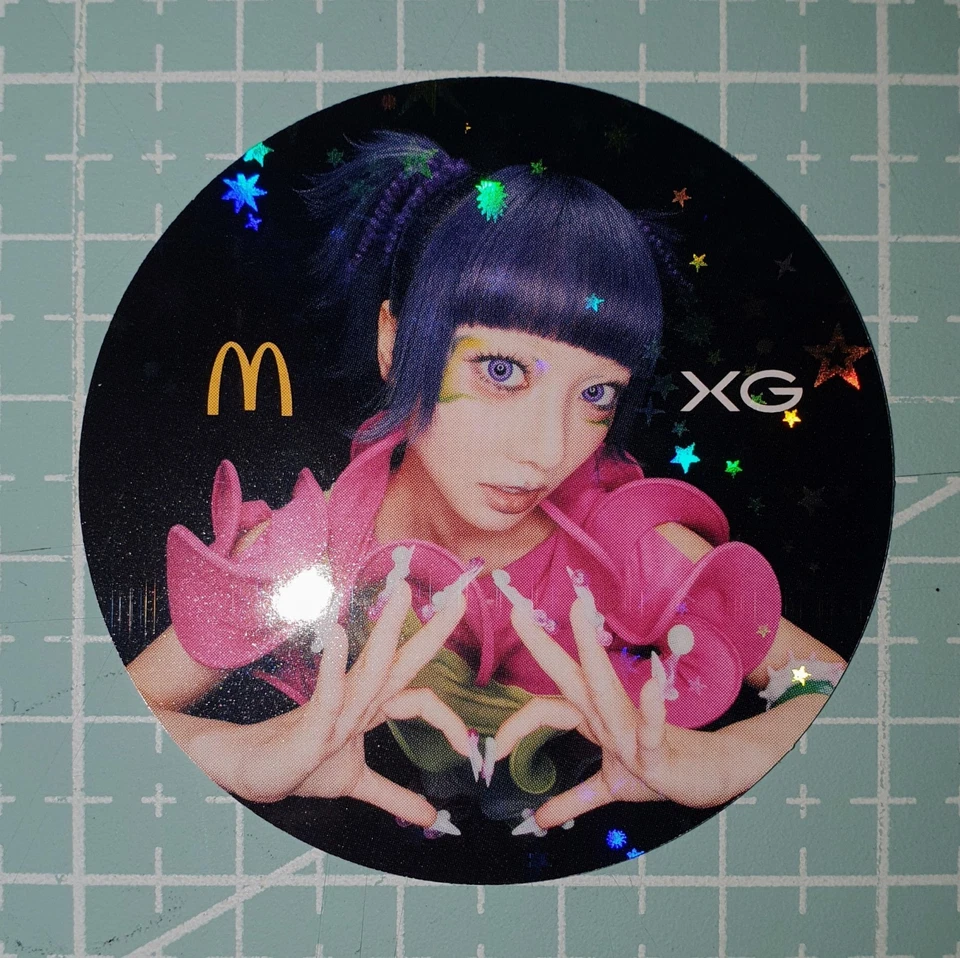 XG HINATA XG - HINATA - XG x McDonald's Other mcdonald's sticker listing photo 2
