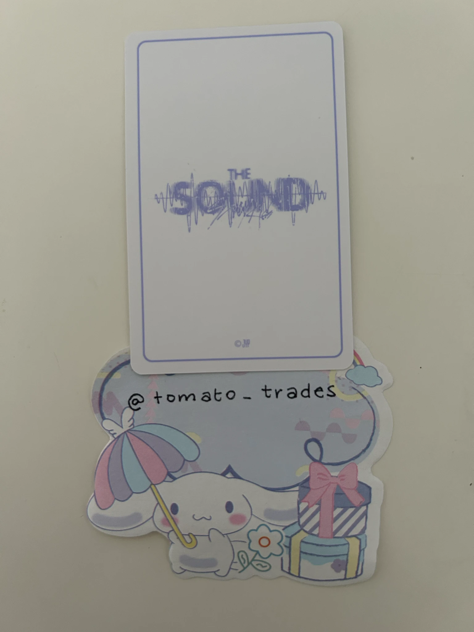 Stray Kids Bang Chan Stray Kids - Bang Chan - The Sound Album merch photocard polaroid item set B version pop-up white day shibuya109 listing photo 2