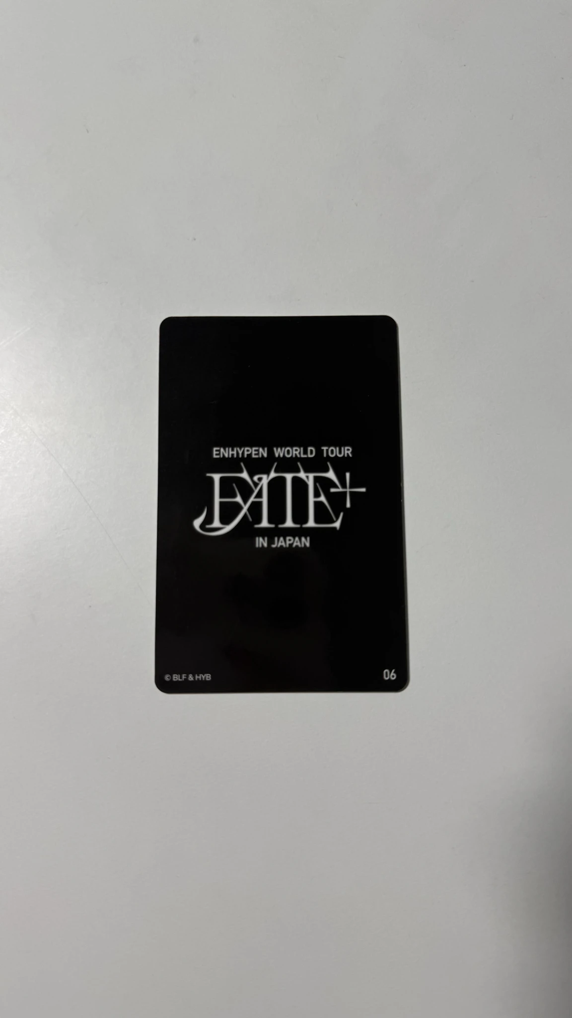 ENHYPEN Sunoo ENHYPEN - Sunoo - World Tour 'Fate Plus' Event trading card japan merch photocard listing photo 2