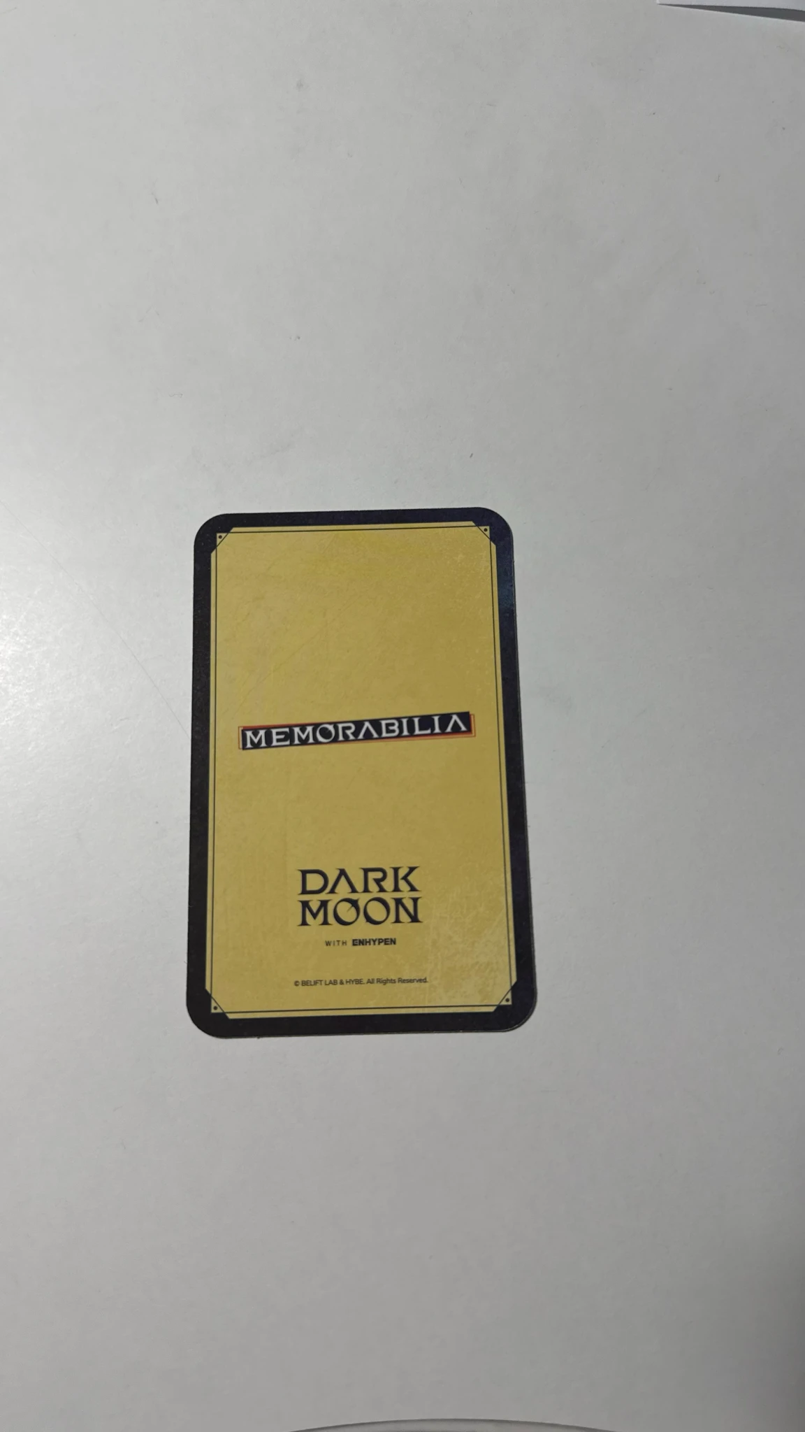 ENHYPEN Sunoo ENHYPEN - Sunoo - MEMORABILIA Album moon version album photocard listing photo 2