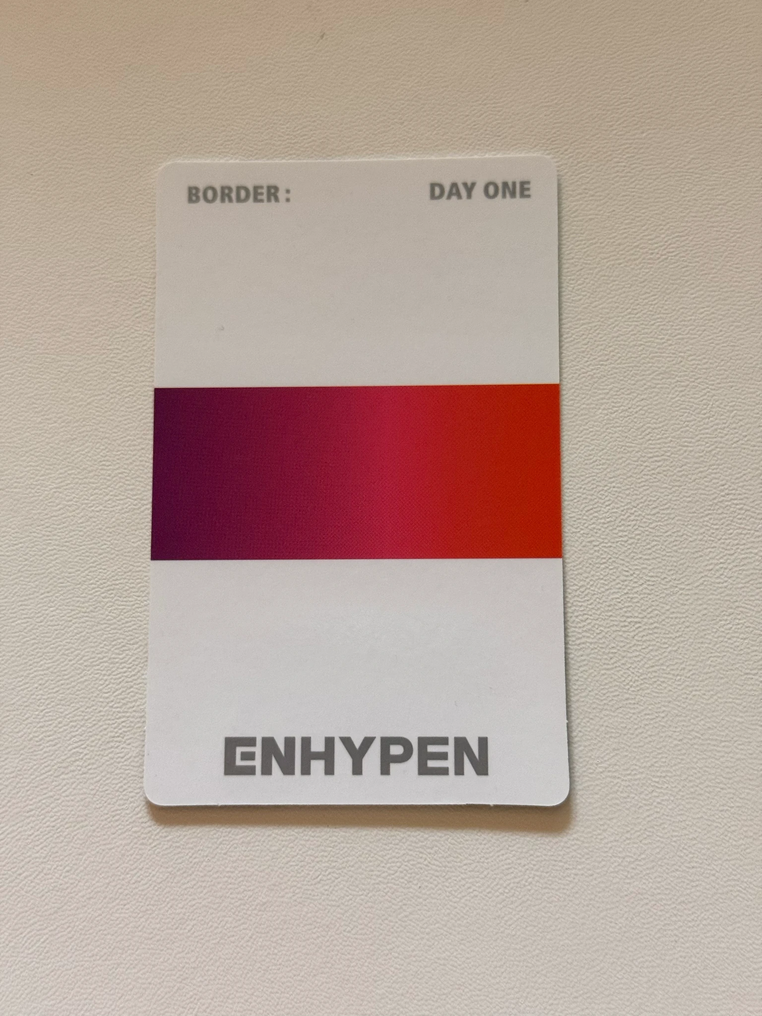 ENHYPEN Jungwon ENHYPEN - Jungwon - BORDER : DAY ONE Album album photocard dusk version listing photo 2