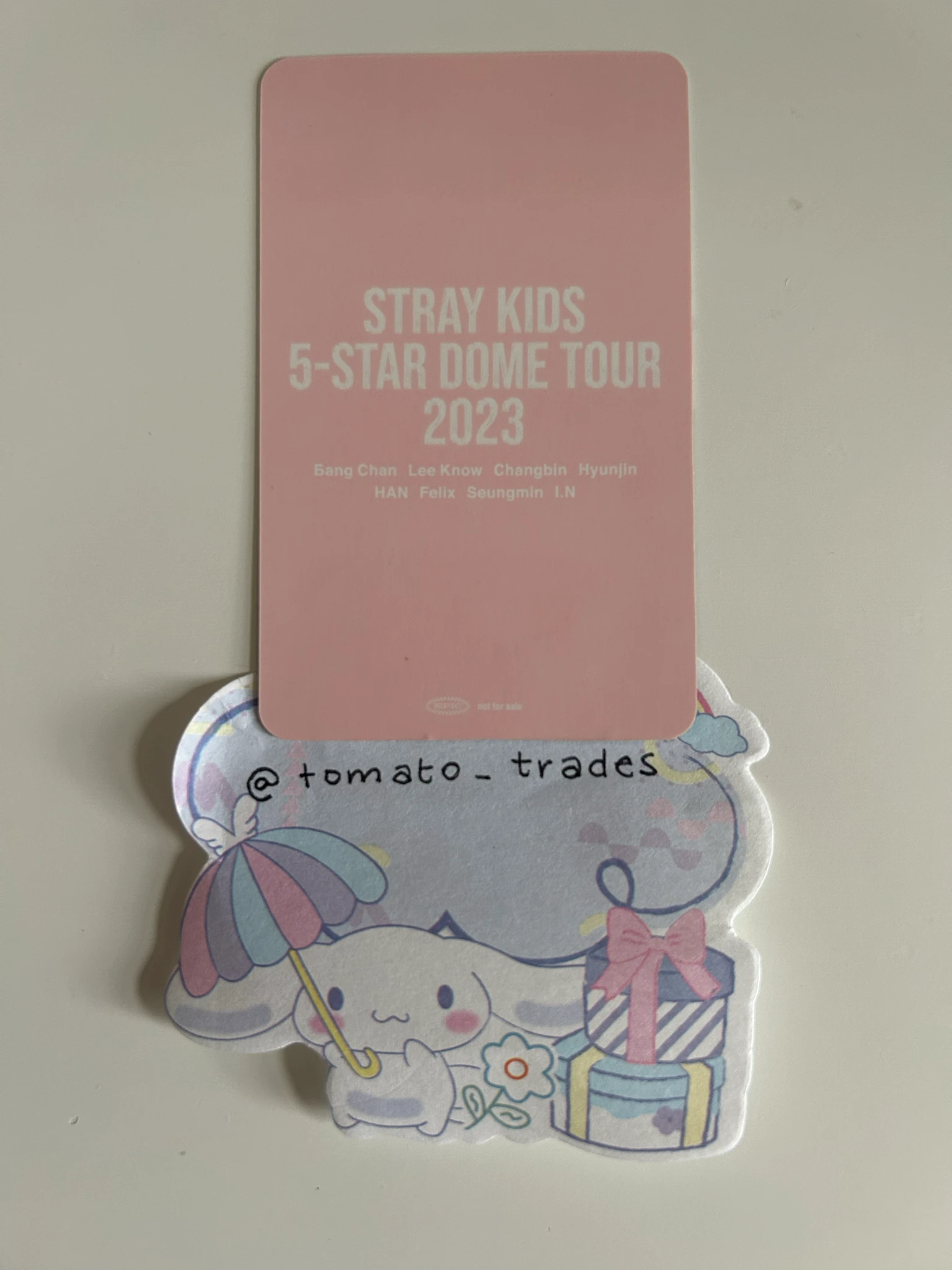 Stray Kids Changbin Stray Kids - Changbin - 5-Star Dome Tour 2023 Event tokyo day 1 purchase benefit venue-limited social path listing photo 2