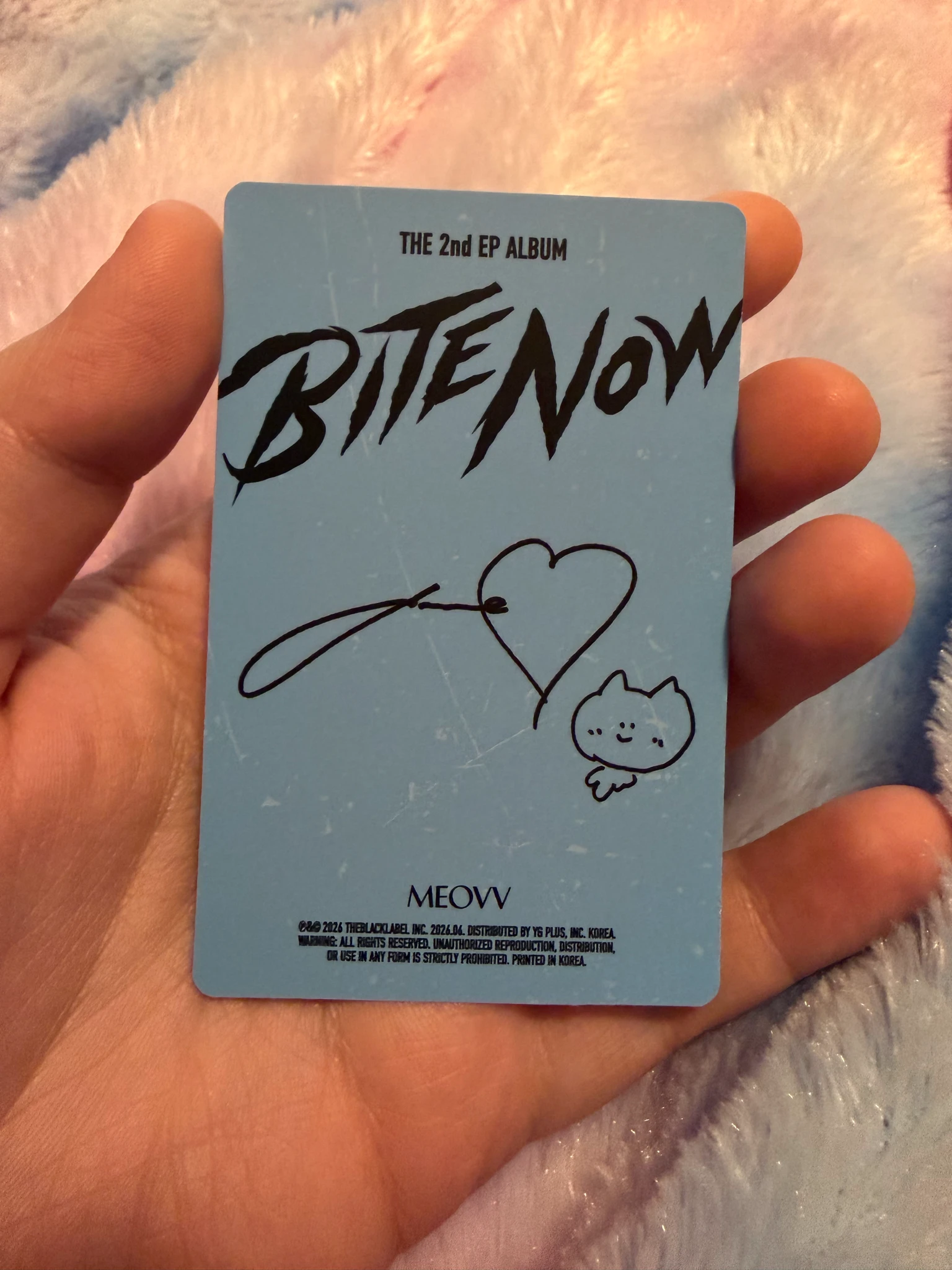 MEOVV Anna MEOVV - Anna - BITE NOW Album album photocard angel version listing photo 2