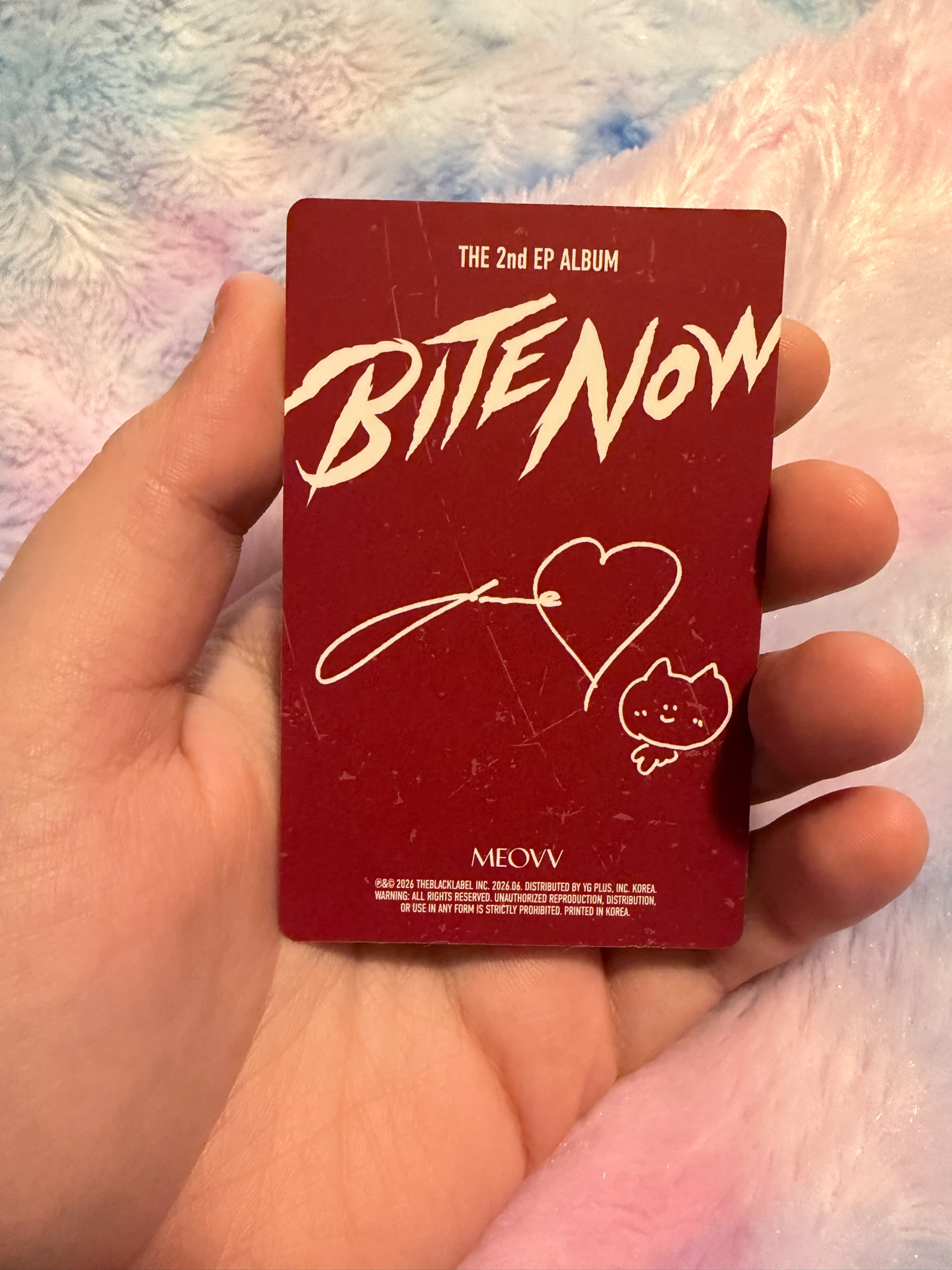 MEOVV Anna MEOVV - Anna - BITE NOW Album album photocard beast version listing photo 2