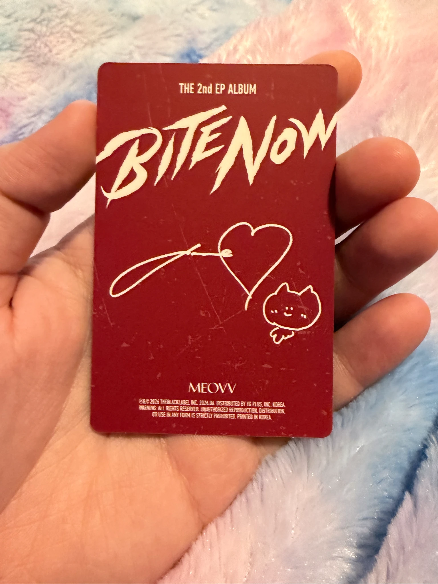 MEOVV Anna MEOVV - Anna - BITE NOW Album album photocard beast version listing photo 2