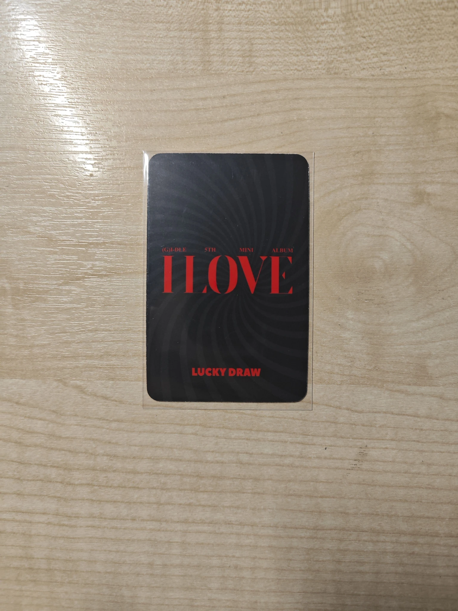 i-dle Soyeon i-dle - Soyeon - I Love Album apple music concept photocard pob (pre-order benefit) lucky draw (LD) listing photo 2