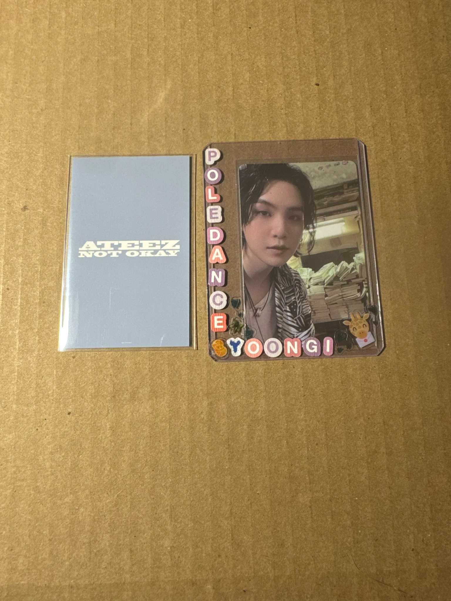 ATEEZ Jongho ATEEZ - Jongho - NOT OKAY Album pob (pre-order benefit) tower records listing photo 2