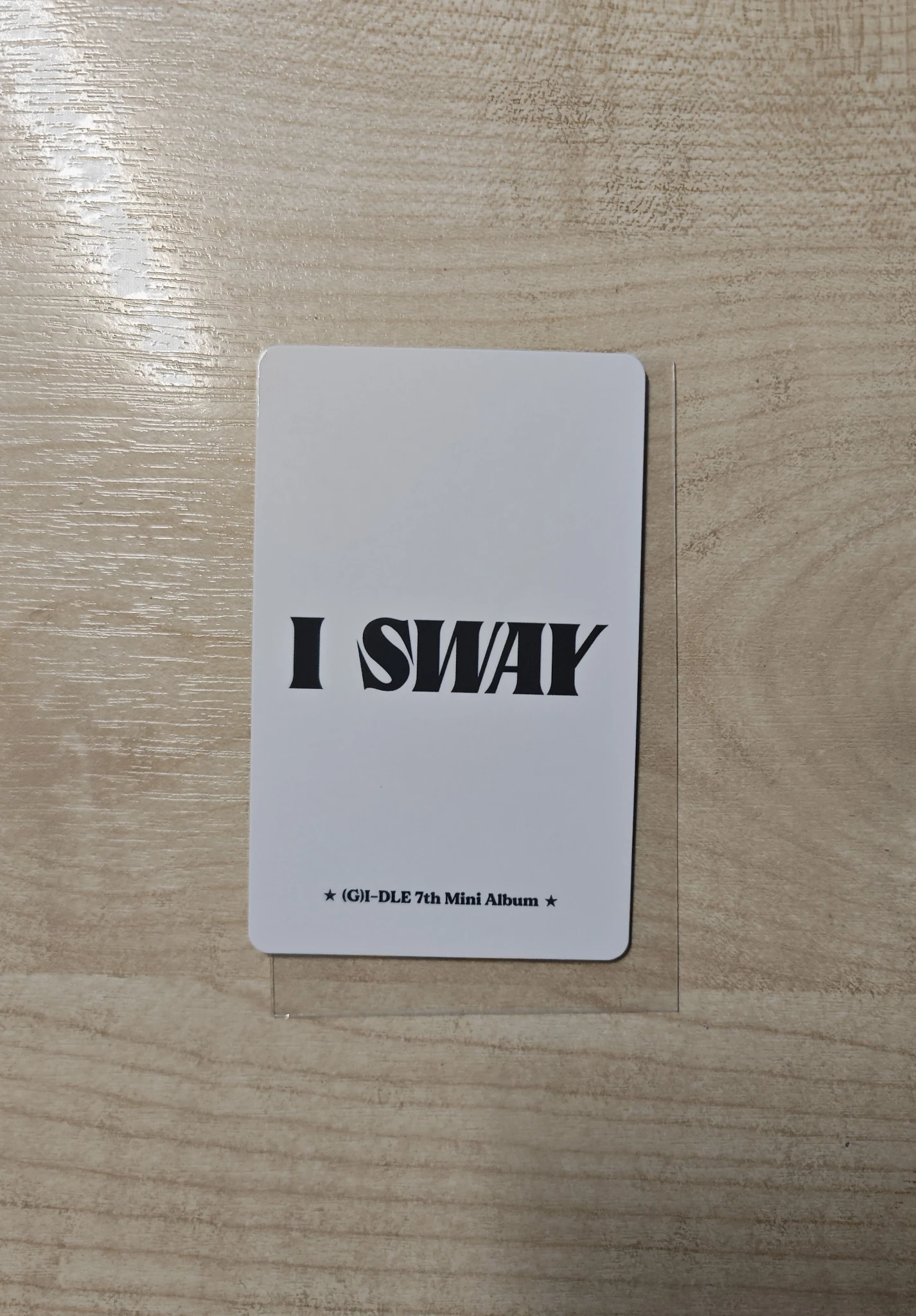 i-dle Soyeon i-dle - Soyeon - I Sway Album round 1 lucky draw (LD) kmstation listing photo 2