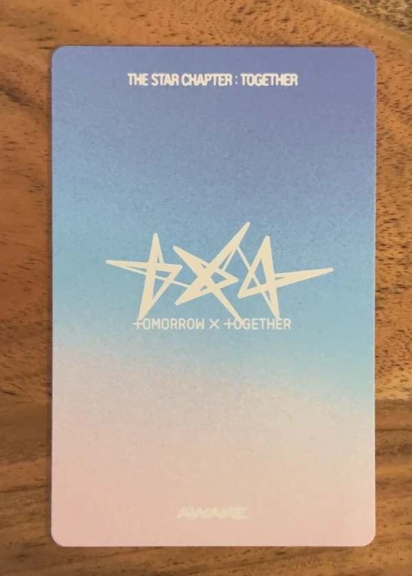 TOMORROW X TOGETHER Huening Kai TOMORROW X TOGETHER - Huening Kai - The Star Chapter: Together Album album photocard awake ver. listing photo 2