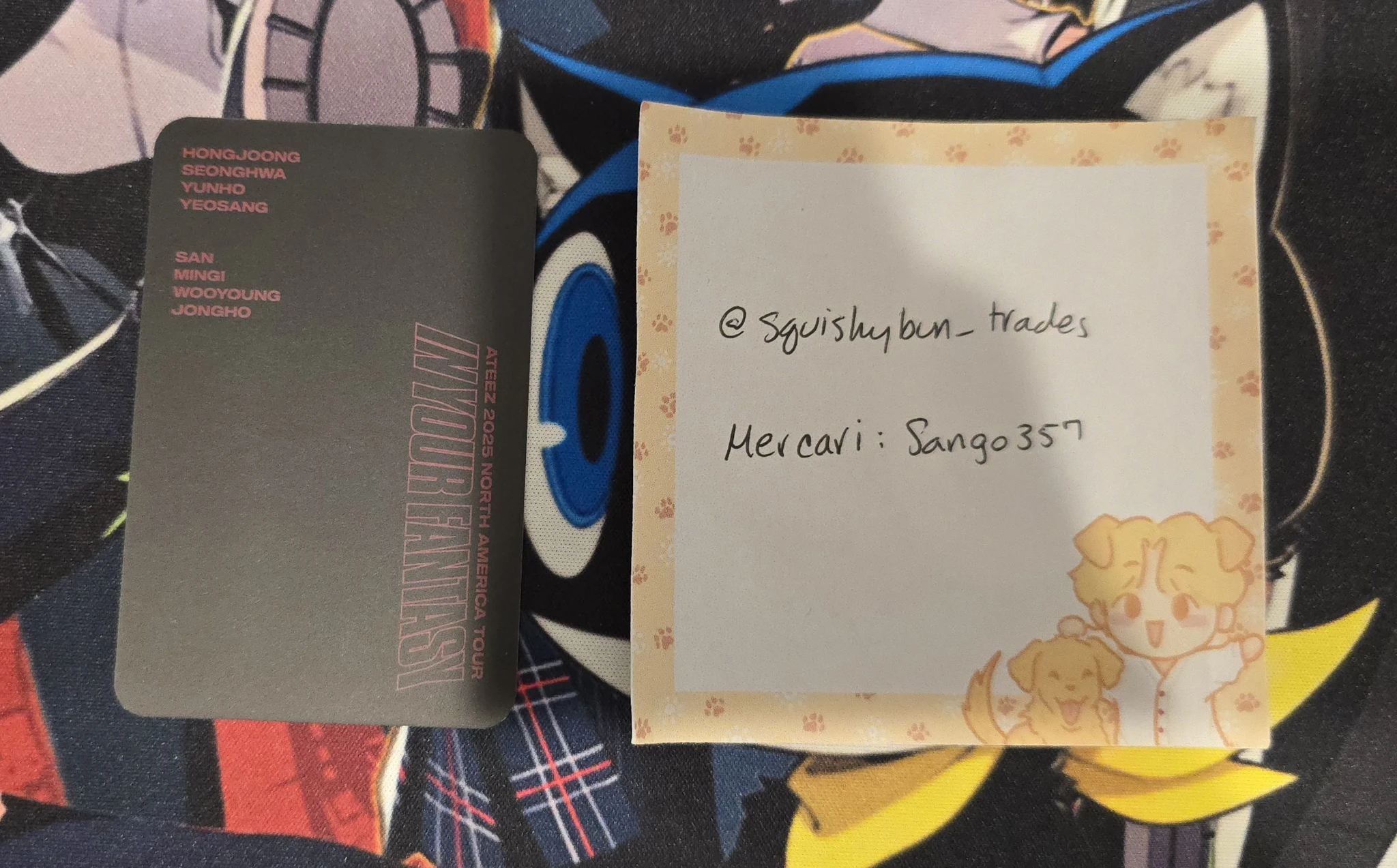 ATEEZ Yeosang ATEEZ - Yeosang - In Your Fantasy 2025 World Tour Event pop-up store purchase benefit US exclusive listing photo 2