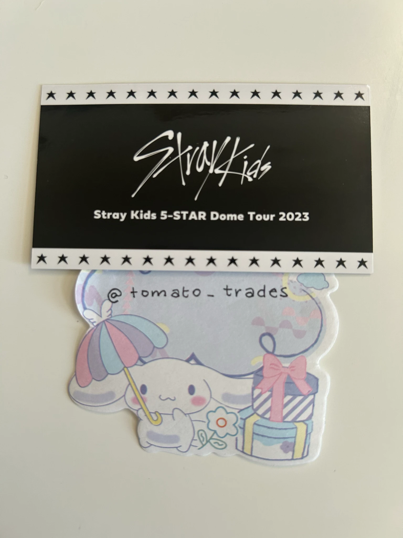 Stray Kids Seungmin Stray Kids - Seungmin - 5-Star Dome Tour 2023 Event merch photocard message card non-standard size listing photo 2