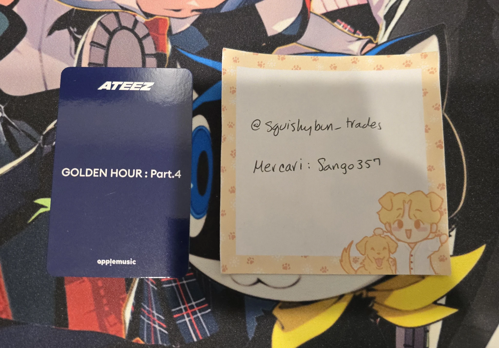 ATEEZ Yeosang ATEEZ - Yeosang - Golden Hour : Part.4 Album apple music pob (pre-order benefit) round 1 photobook version FPO listing photo 2