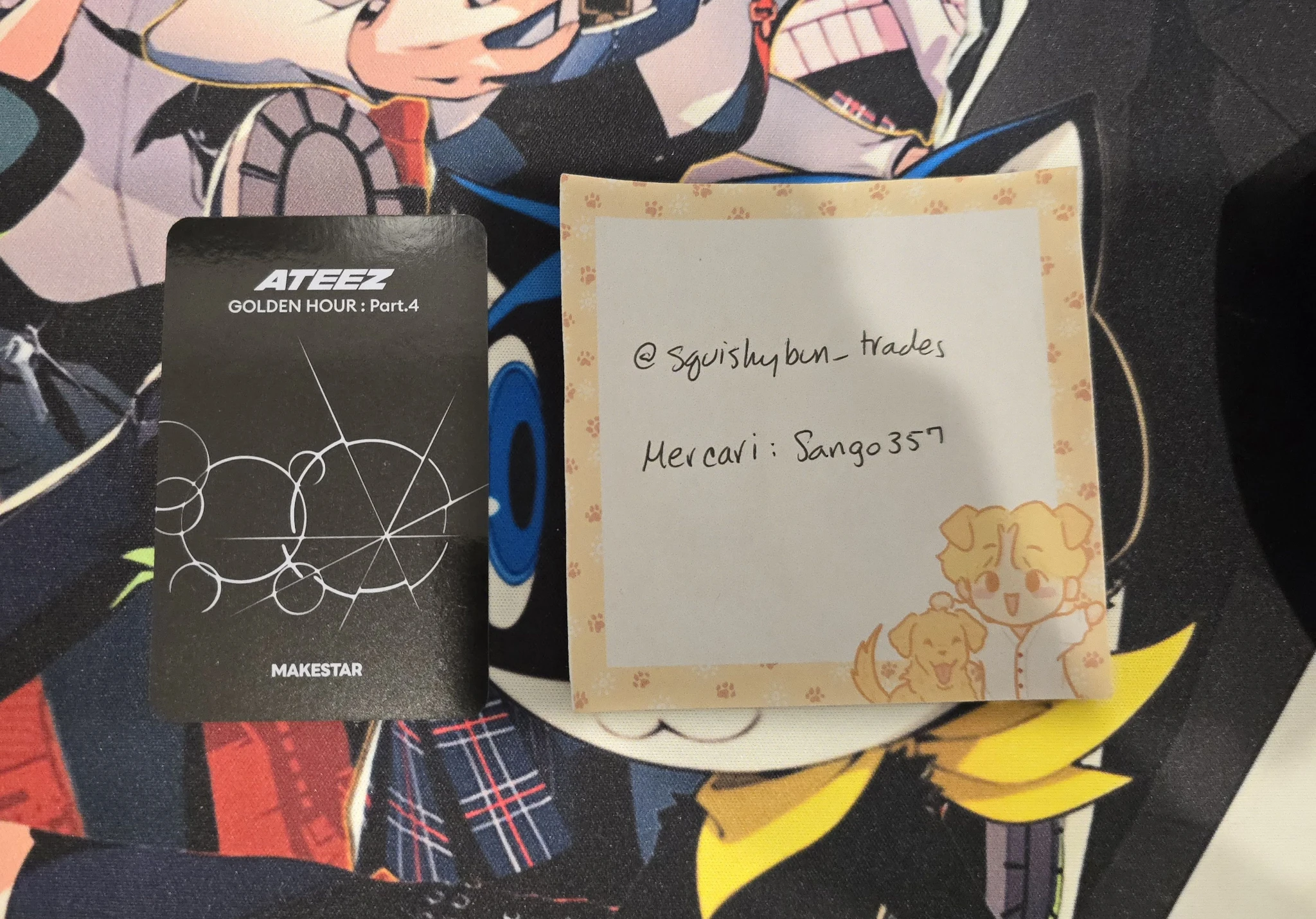 ATEEZ Yeosang ATEEZ - Yeosang - Golden Hour : Part.4 Album round 2 makestar fansign listing photo 2