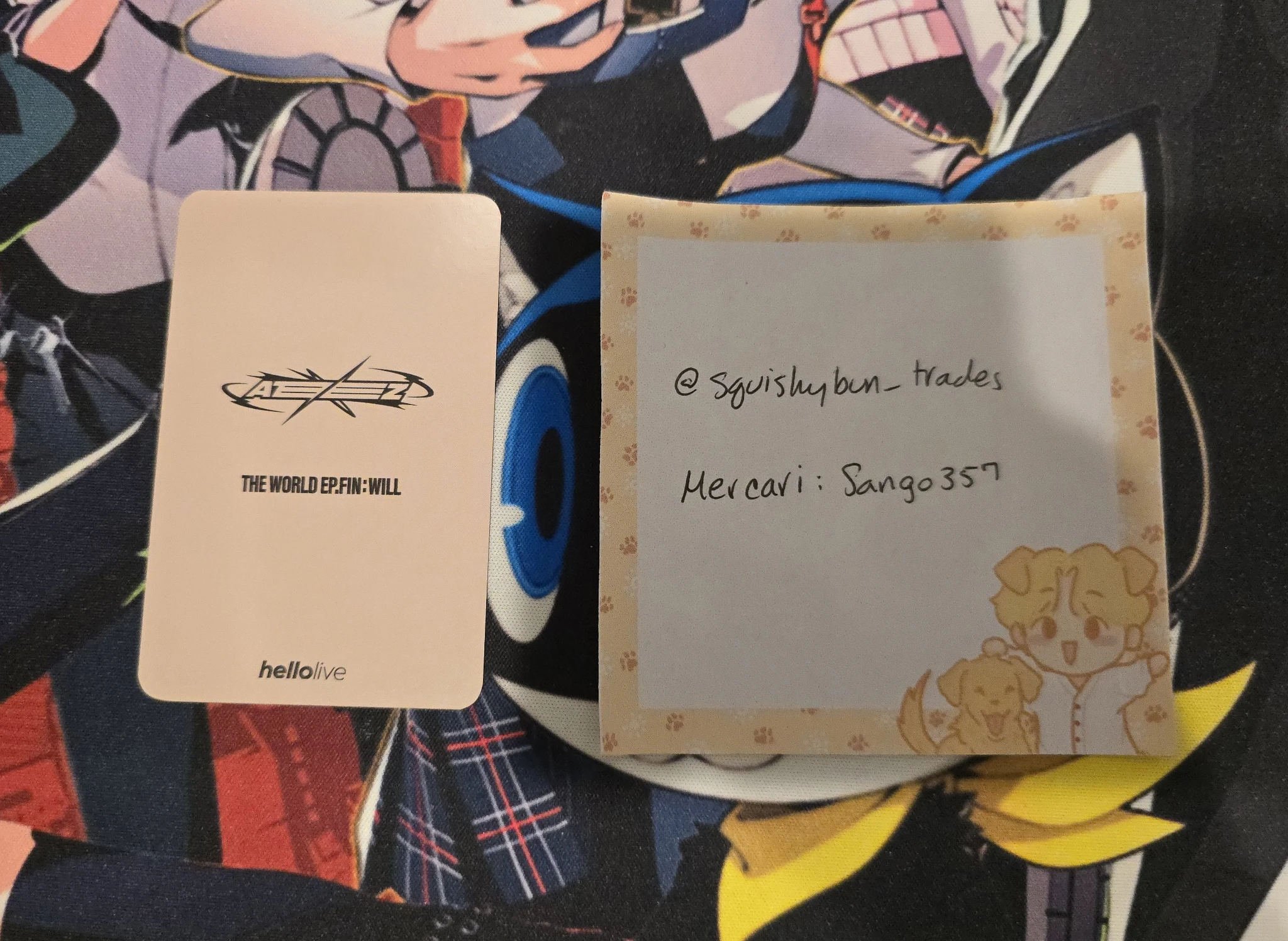 ATEEZ Yeosang ATEEZ - Yeosang - THE WORLD EP.FIN: WILL Album hellolive lucky draw listing photo 2