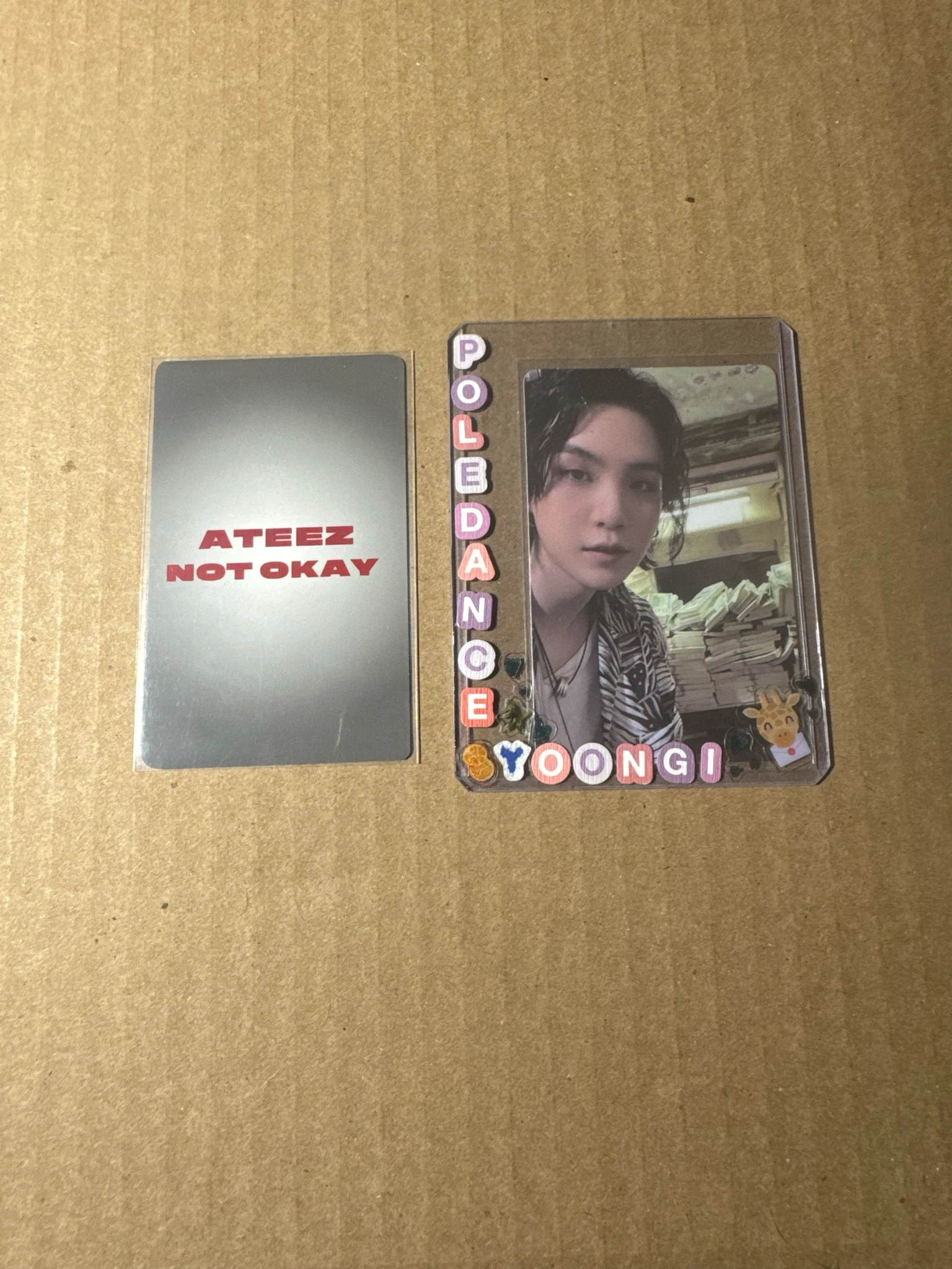 ATEEZ Seonghwa ATEEZ - Seonghwa - NOT OKAY Album jpfc (japan fanclub) pre-order benefit (pob) listing photo 2