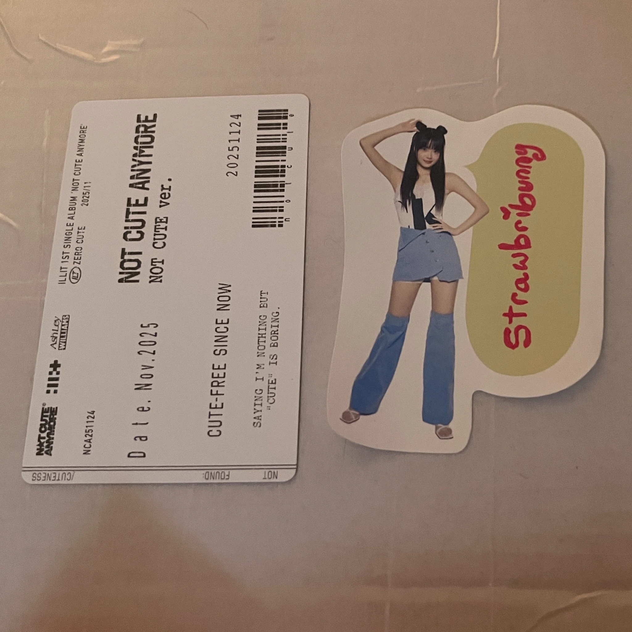 ILLIT Minju ILLIT - NOT CUTE ANYMORE Album not cute version album photocard listing photo 2