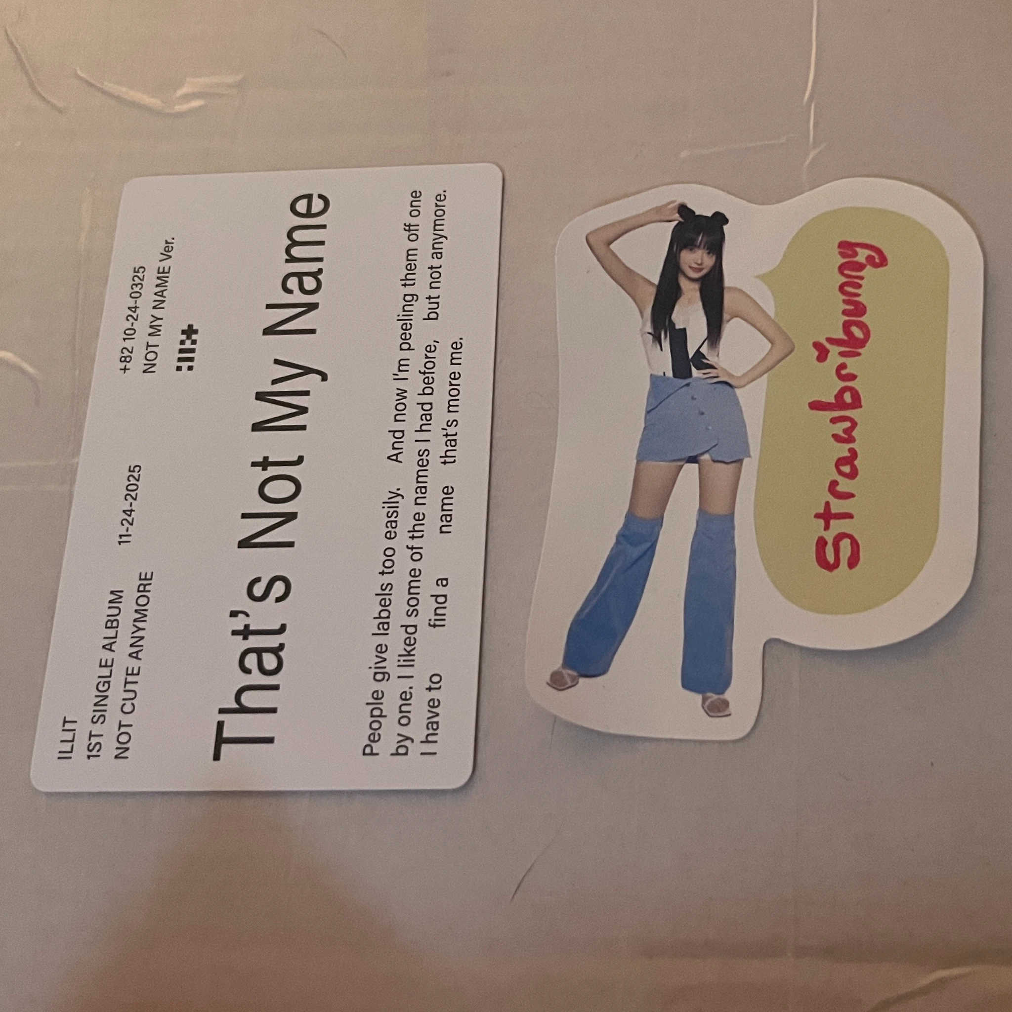 ILLIT Minju ILLIT - NOT CUTE ANYMORE Album album photocard not me version listing photo 2