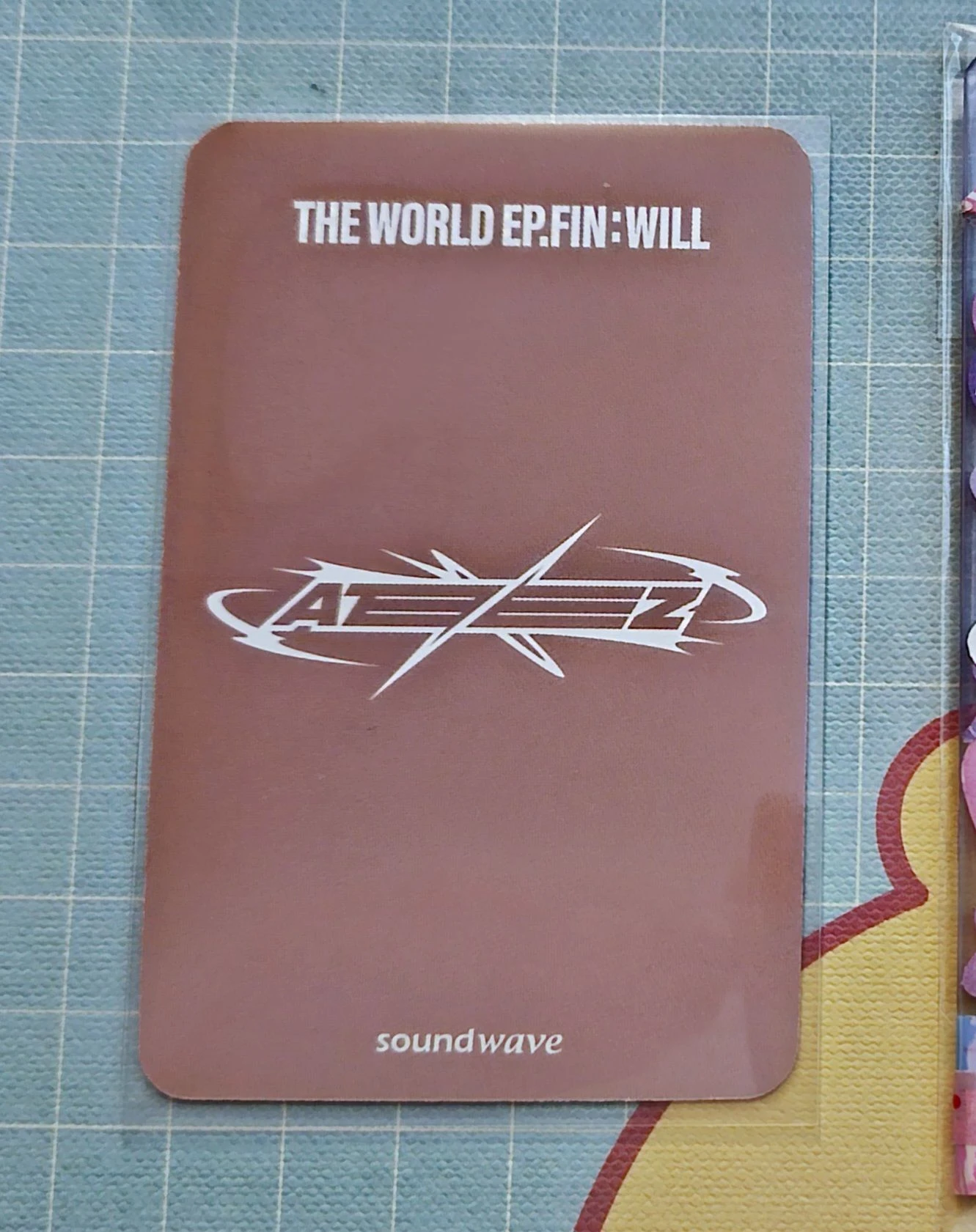 ATEEZ Wooyoung ATEEZ - Wooyoung - THE WORLD EP.FIN : WILL Album soundwave listing photo 2