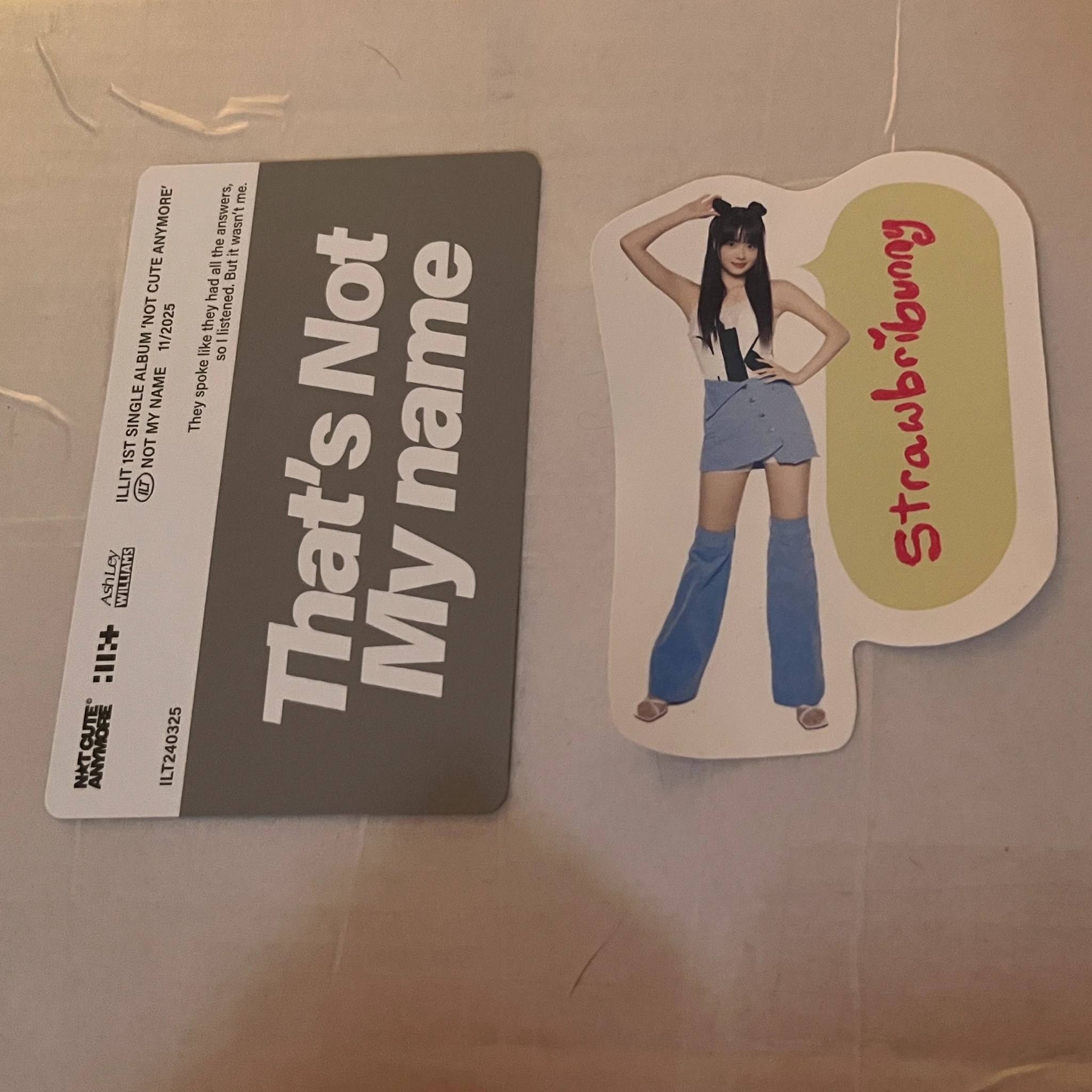 ILLIT Moka ILLIT - Moka - NOT CUTE ANYMORE Album not me version album photocard A version listing photo 2