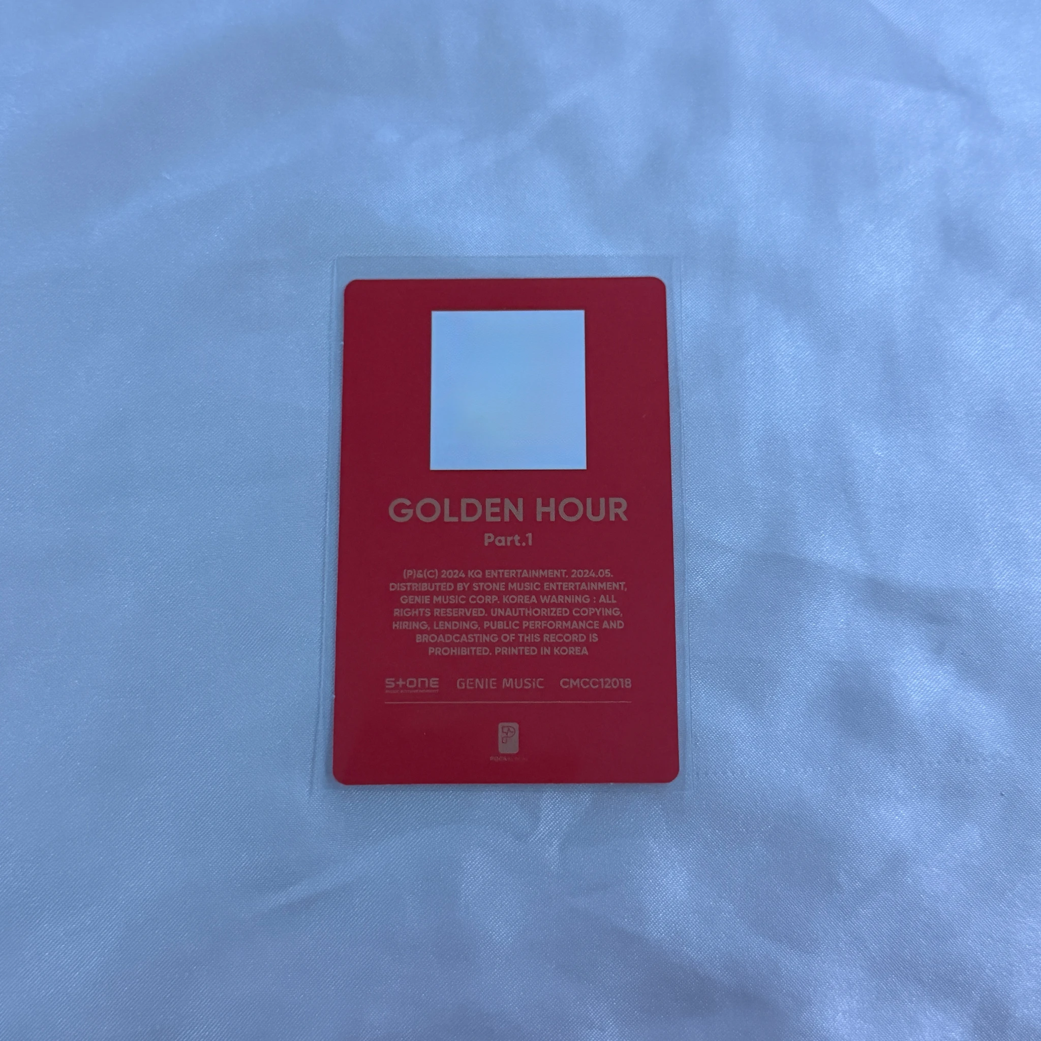 ATEEZ Hongjoong ATEEZ - Hongjoong - Golden Hour : Part.1 Album poca album qr card listing photo 2